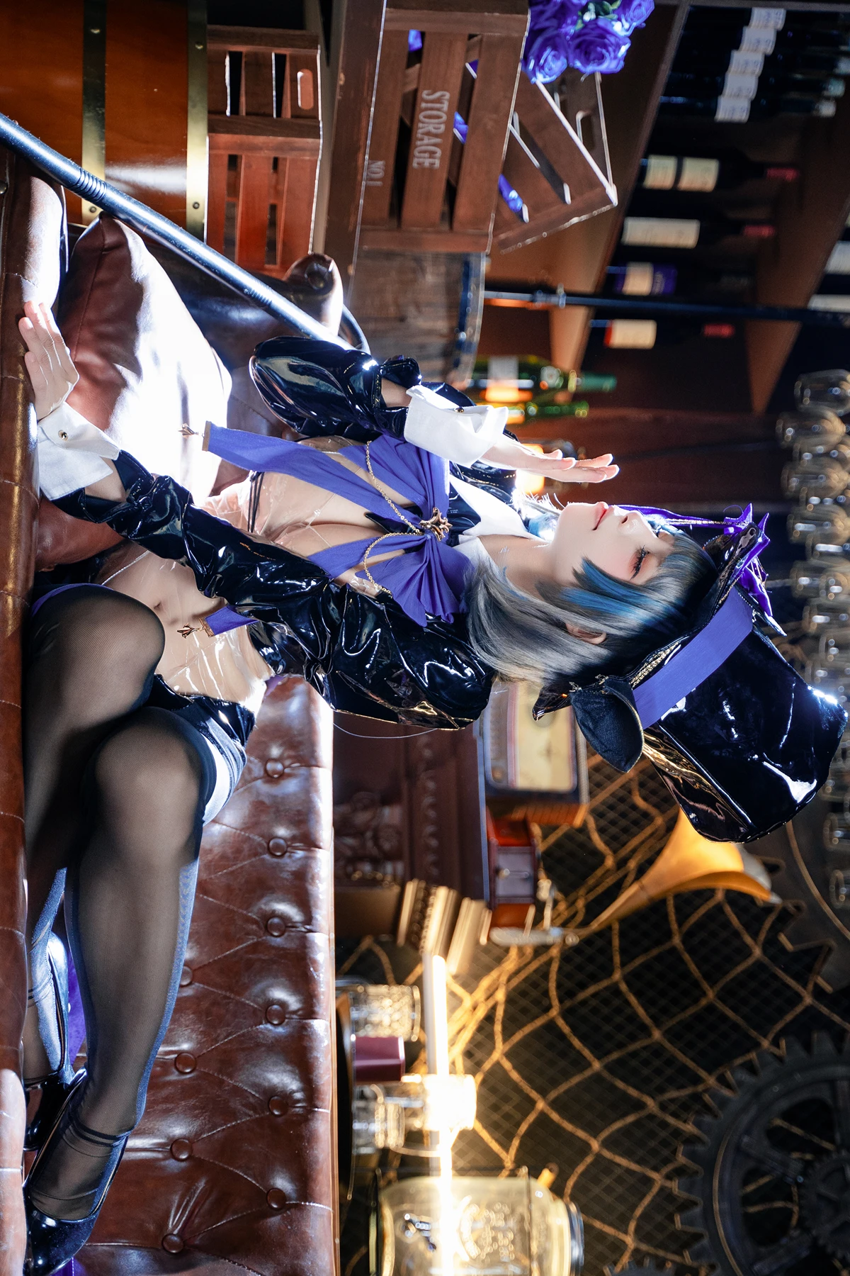 Cosplay 三無人型 – 碧蓝航线 柴郡绚烂夜梦 - P24