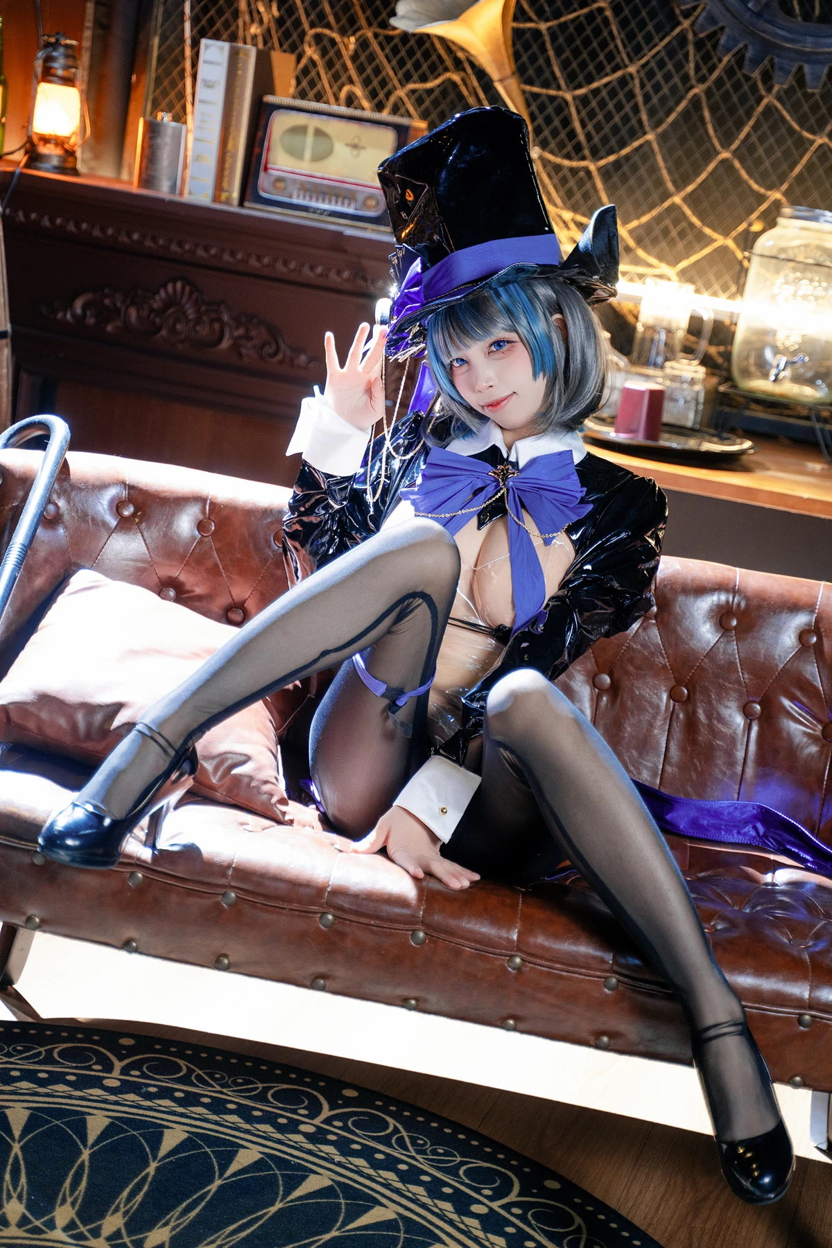 Cosplay 三無人型 – 碧蓝航线 柴郡绚烂夜梦 - P25
