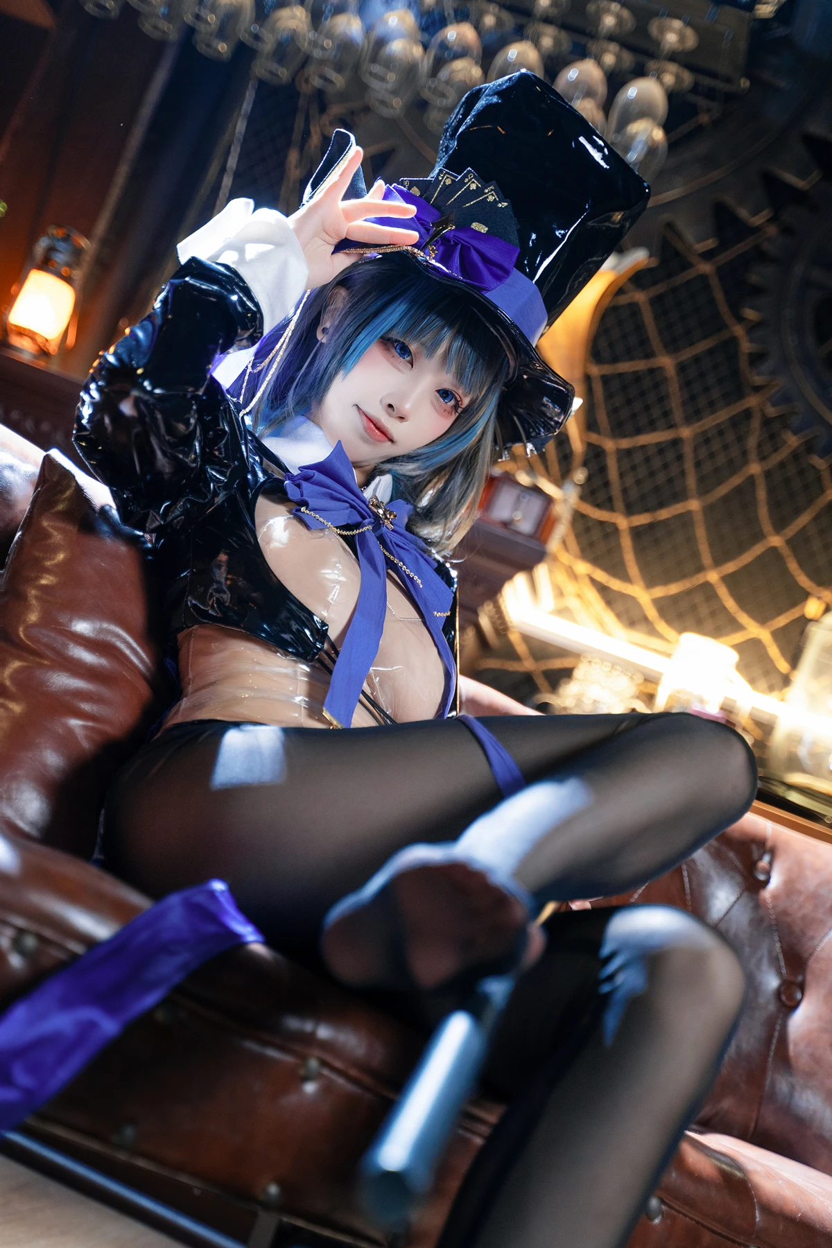 Cosplay 三無人型 – 碧蓝航线 柴郡绚烂夜梦 - P29