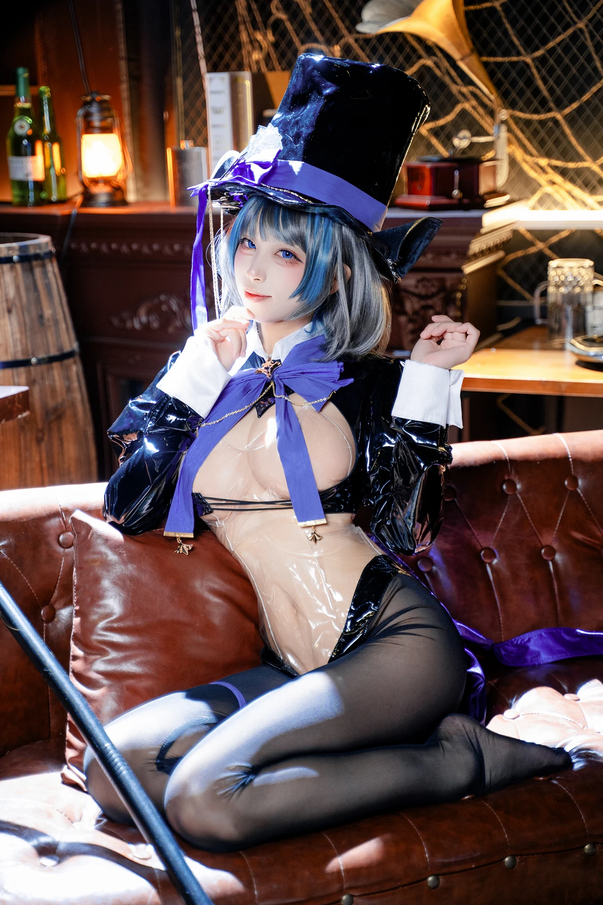 Cosplay 三無人型 – 碧蓝航线 柴郡绚烂夜梦 - P37