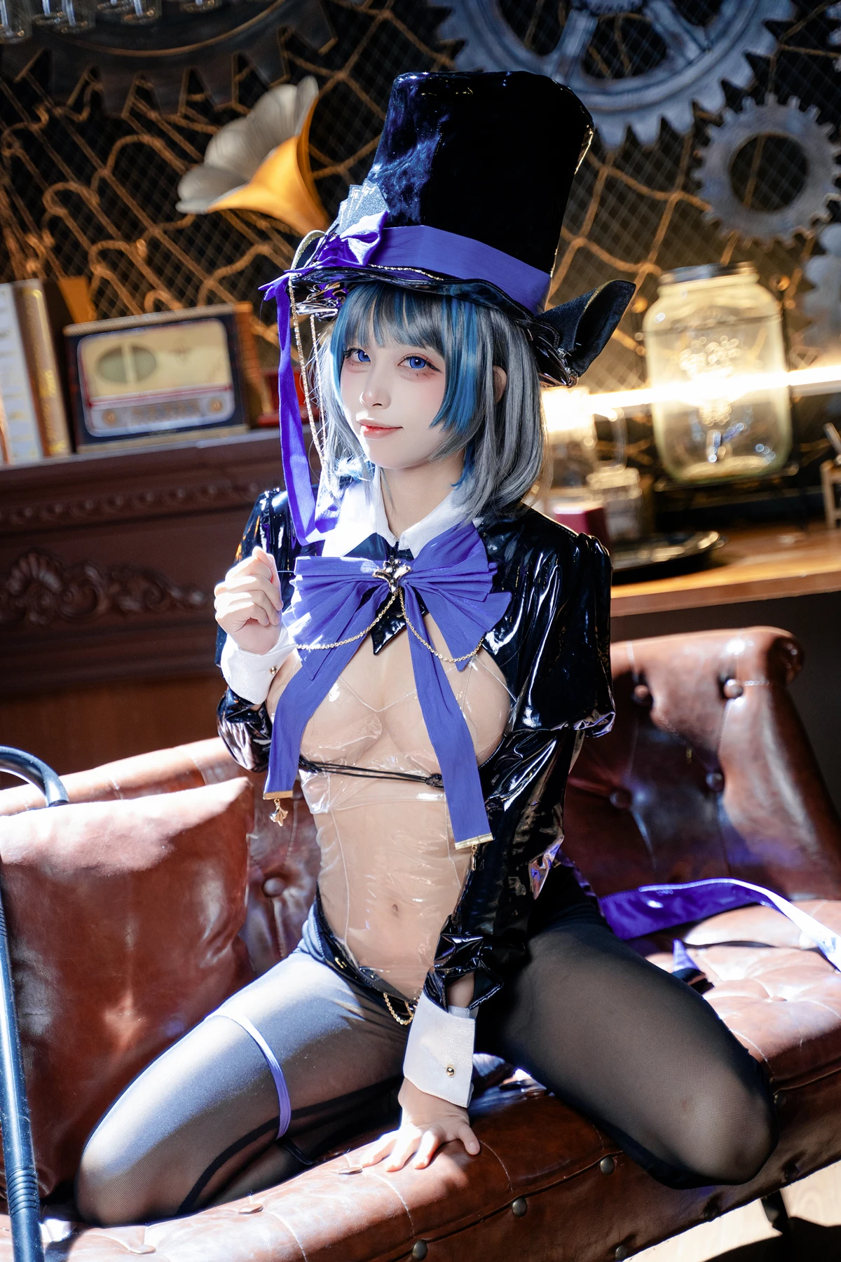 Cosplay 三無人型 – 碧蓝航线 柴郡绚烂夜梦 - P38