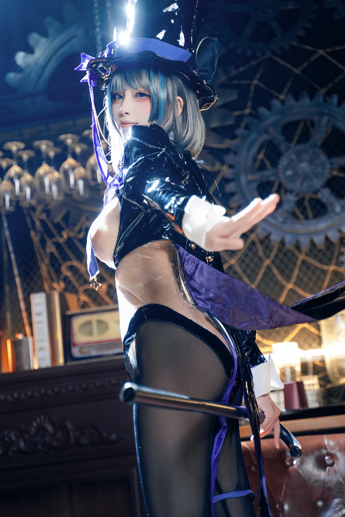 Cosplay 三無人型 – 碧蓝航线 柴郡绚烂夜梦 - P4