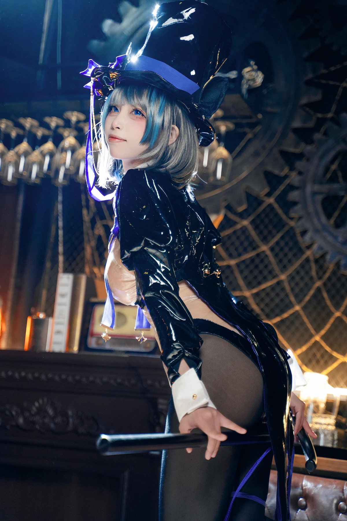 Cosplay 三無人型 – 碧蓝航线 柴郡绚烂夜梦 - P5