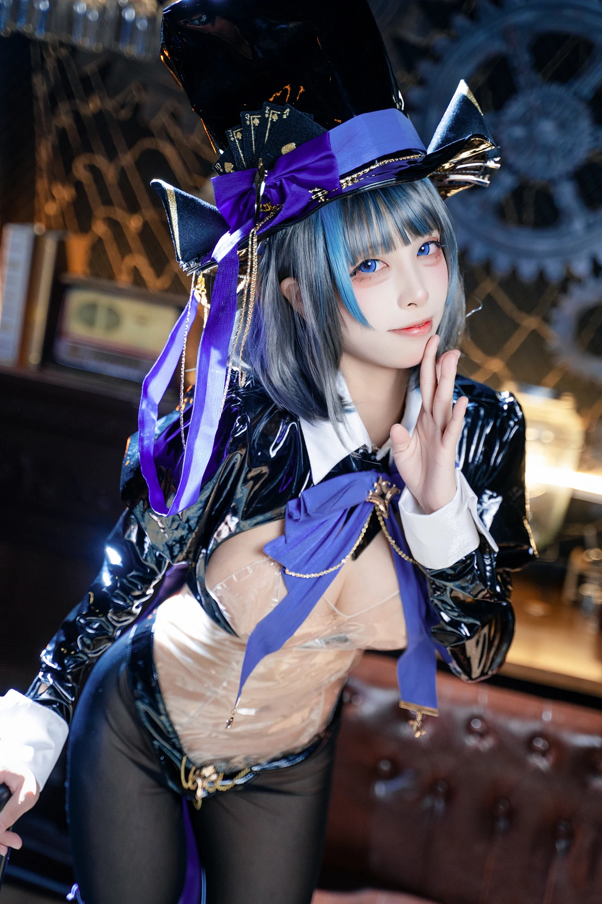 Cosplay 三無人型 – 碧蓝航线 柴郡绚烂夜梦 - P7