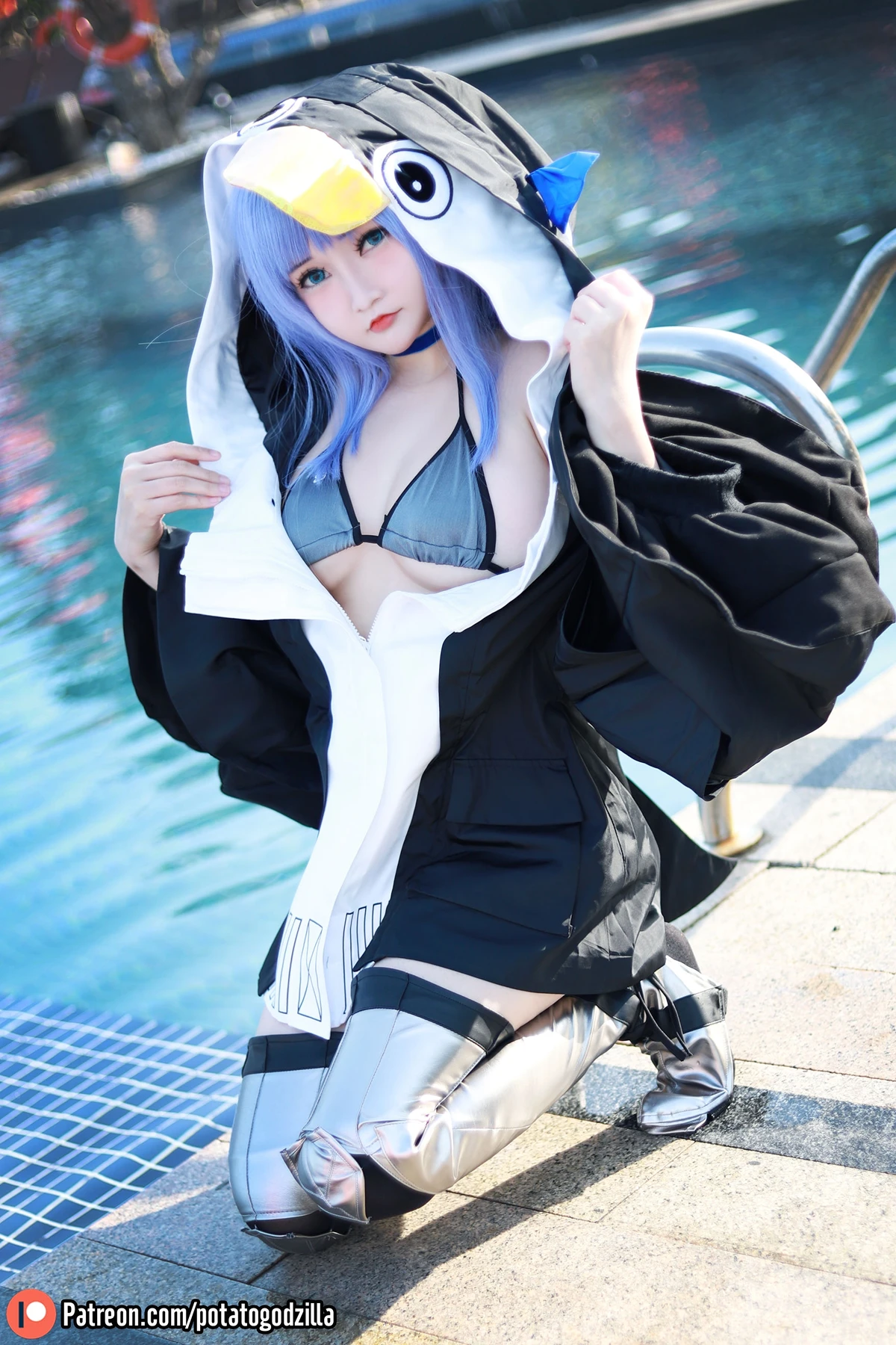 Cosplay Potato Godzilla – 泳装 Meltryllis - P15