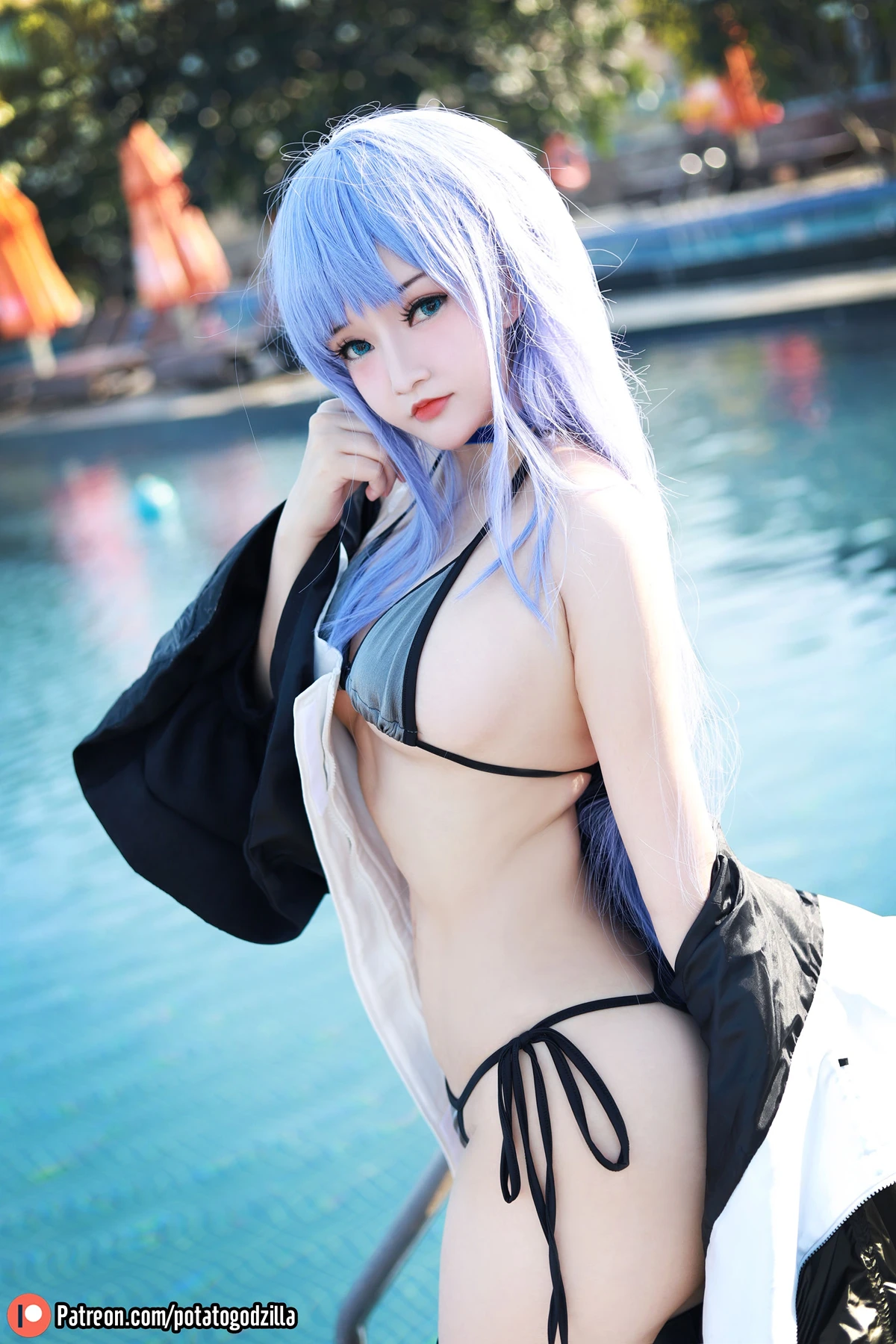 Cosplay Potato Godzilla – 泳装 Meltryllis - P24