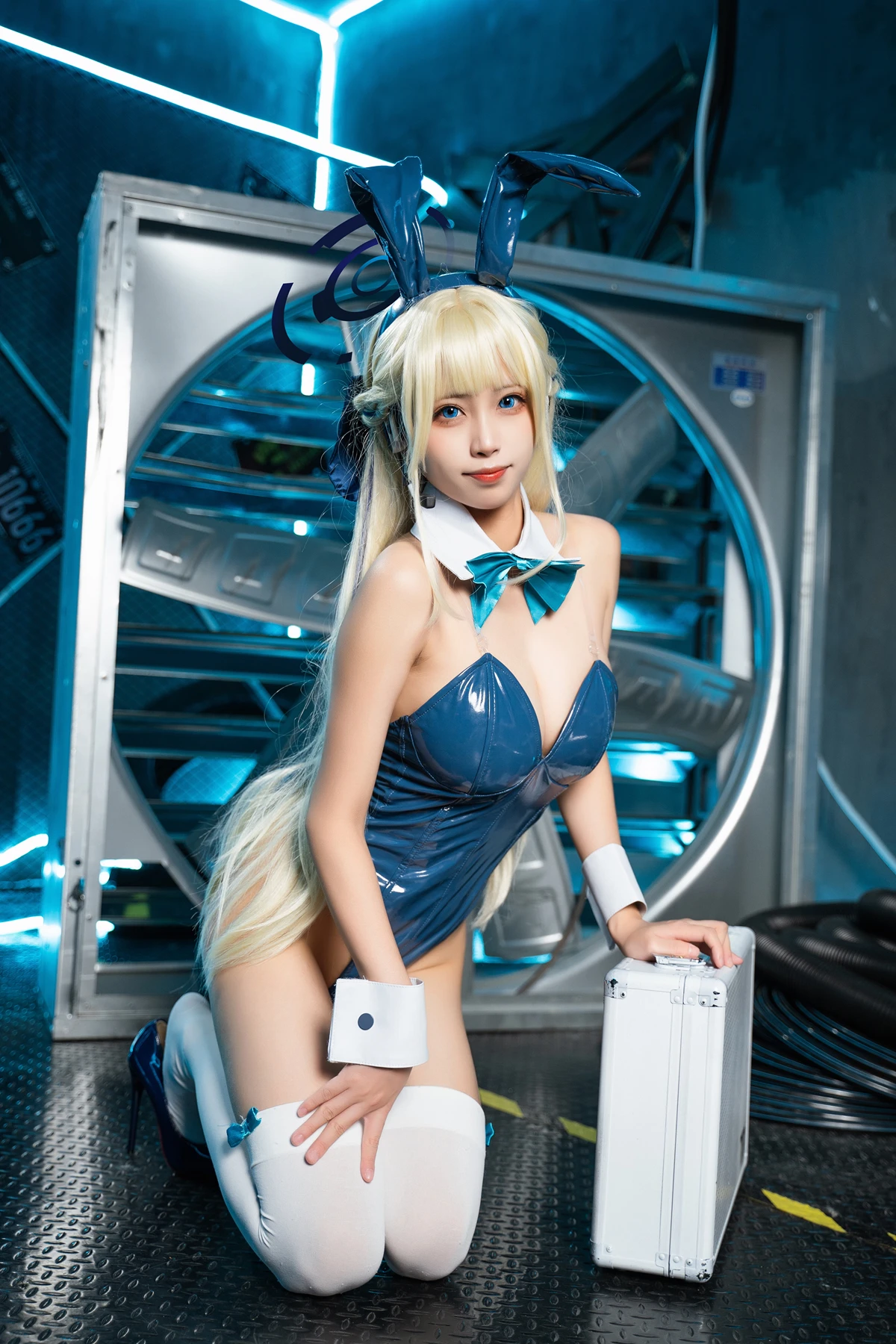 Cosplay 三無人型 – 蔚蓝档案 飞鸟马时兔女郎 - P18