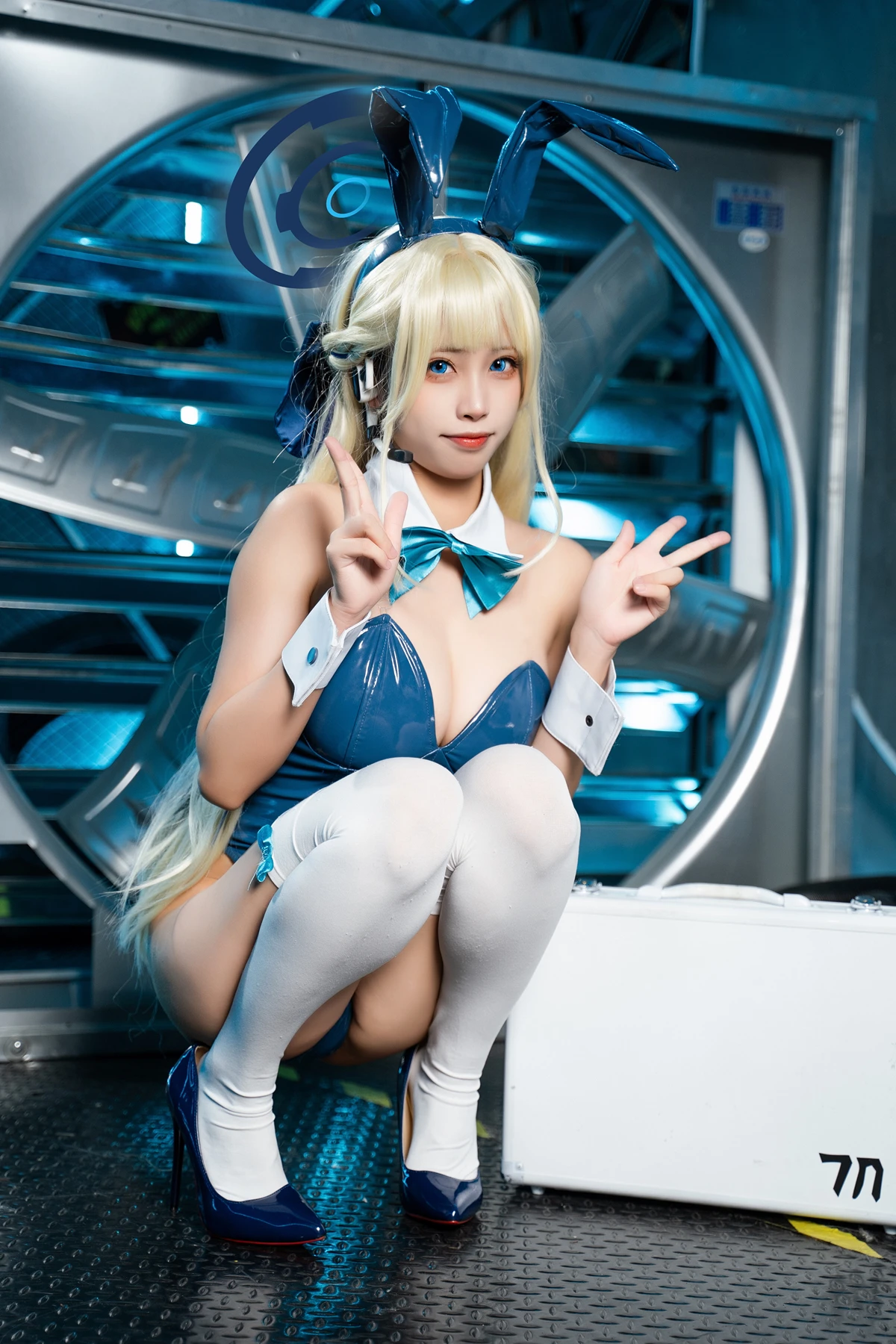 Cosplay 三無人型 – 蔚蓝档案 飞鸟马时兔女郎 - P20