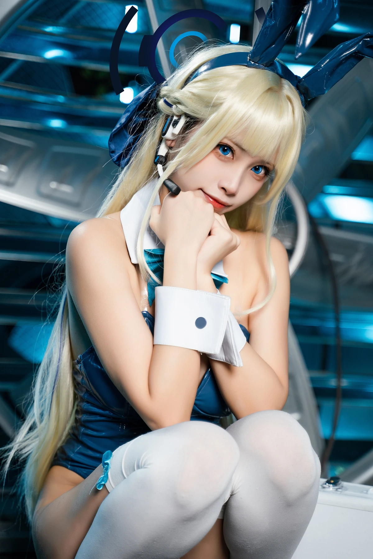 Cosplay 三無人型 – 蔚蓝档案 飞鸟马时兔女郎 - P21
