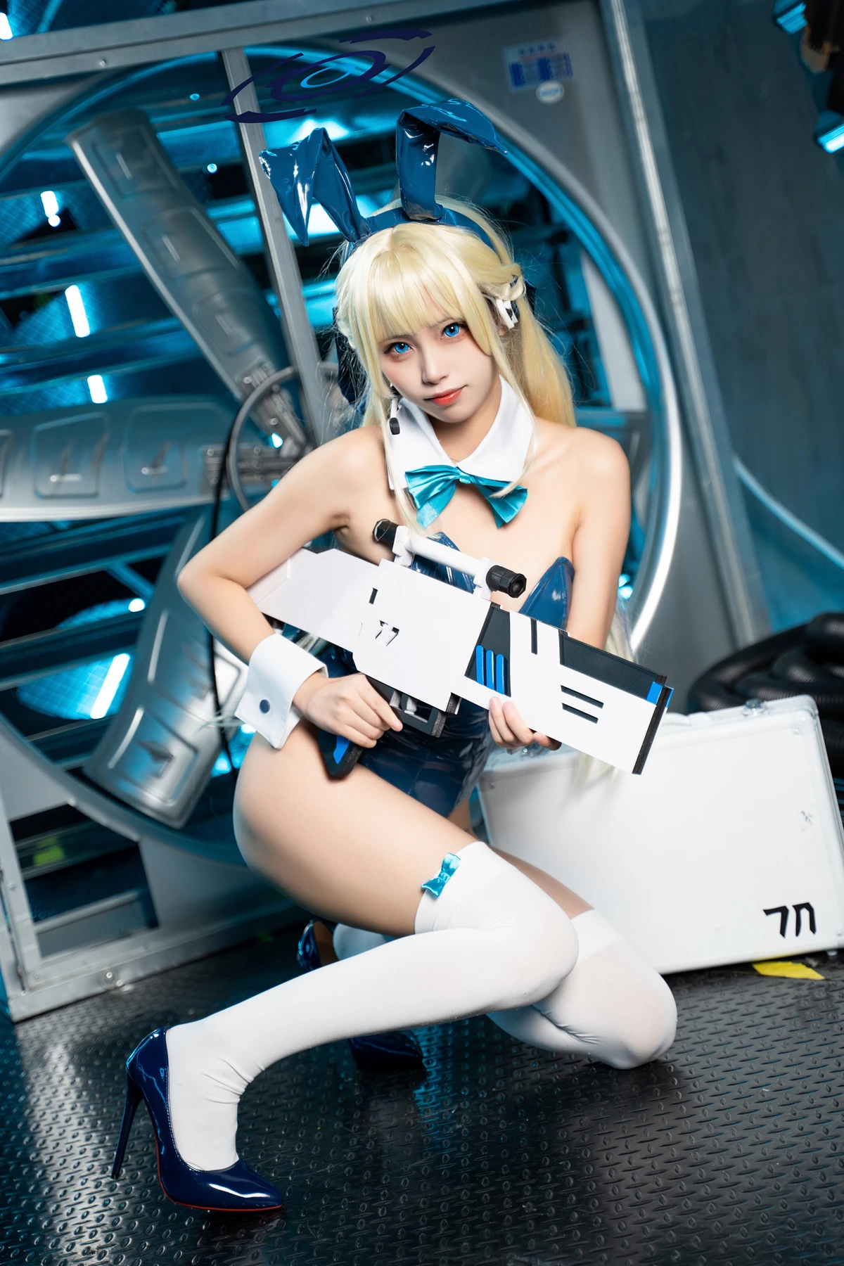 Cosplay 三無人型 – 蔚蓝档案 飞鸟马时兔女郎 - P22