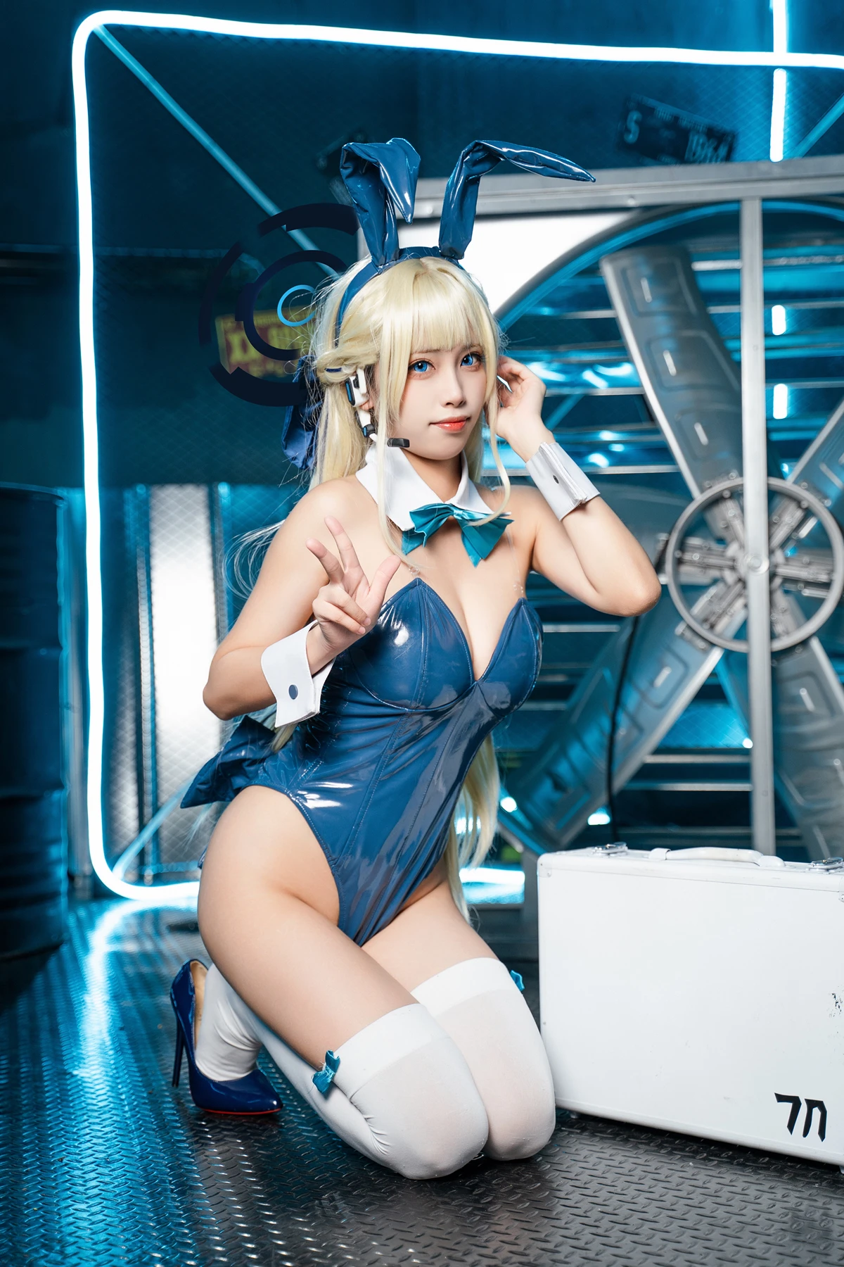 Cosplay 三無人型 – 蔚蓝档案 飞鸟马时兔女郎 - P28