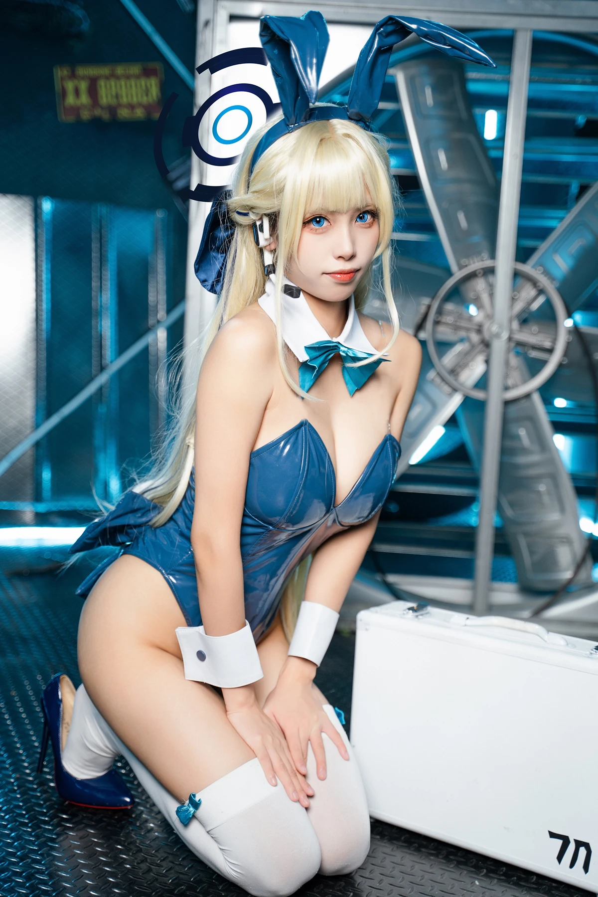 Cosplay 三無人型 – 蔚蓝档案 飞鸟马时兔女郎 - P29