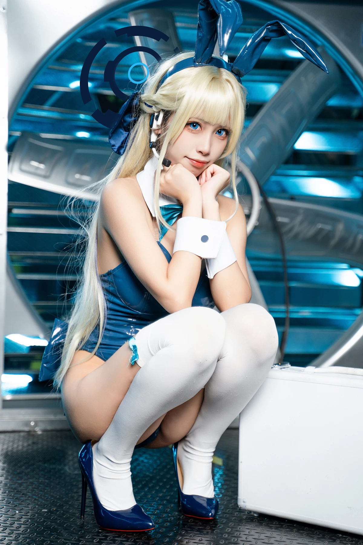 Cosplay 三無人型 – 蔚蓝档案 飞鸟马时兔女郎 - P31