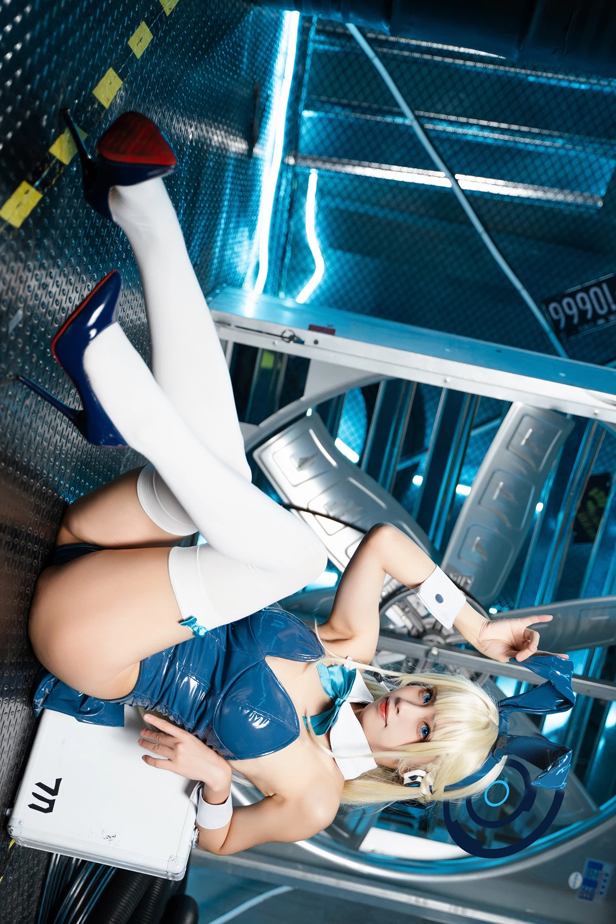 Cosplay 三無人型 – 蔚蓝档案 飞鸟马时兔女郎 - P34