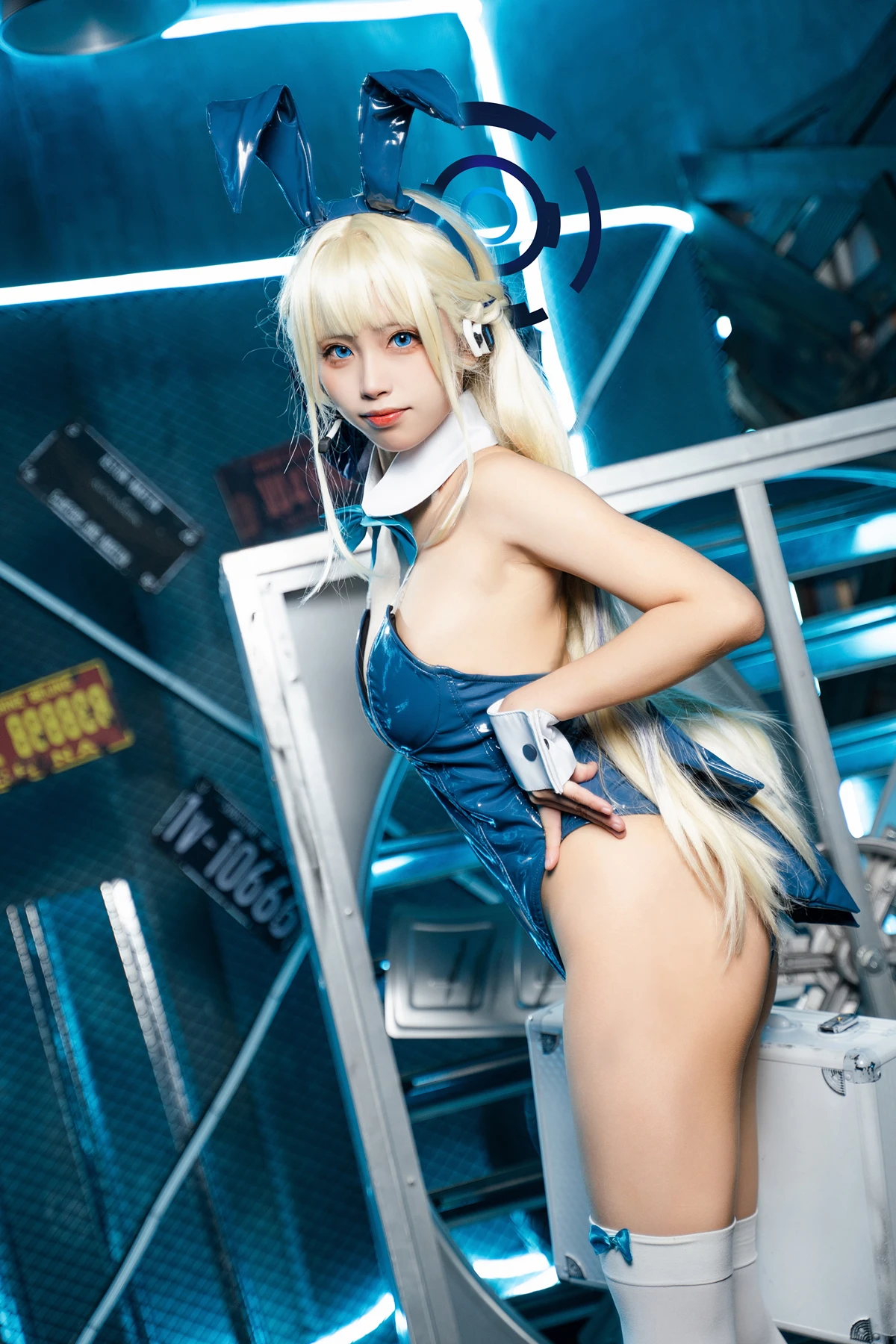 Cosplay 三無人型 – 蔚蓝档案 飞鸟马时兔女郎 - P38