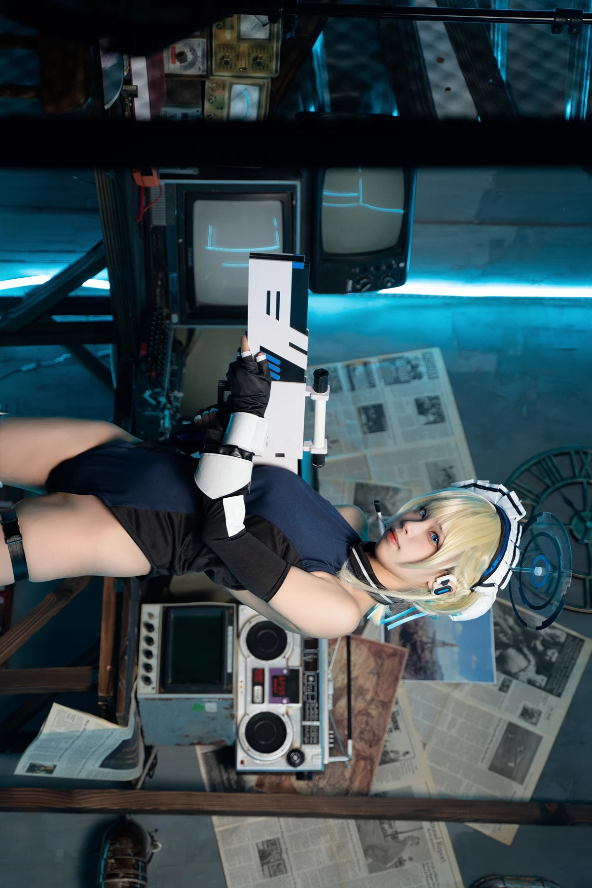 Cosplay 三無人型 – 蔚蓝档案 飞鸟马时兔女郎 - P55