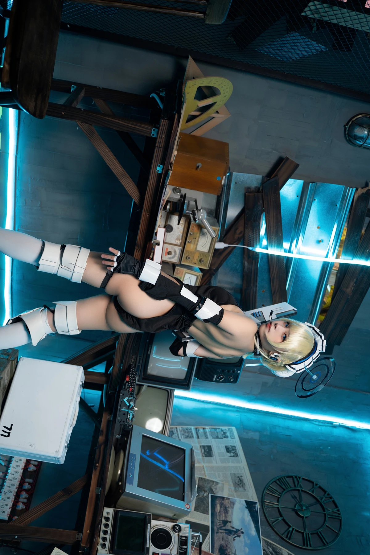Cosplay 三無人型 – 蔚蓝档案 飞鸟马时兔女郎 - P58