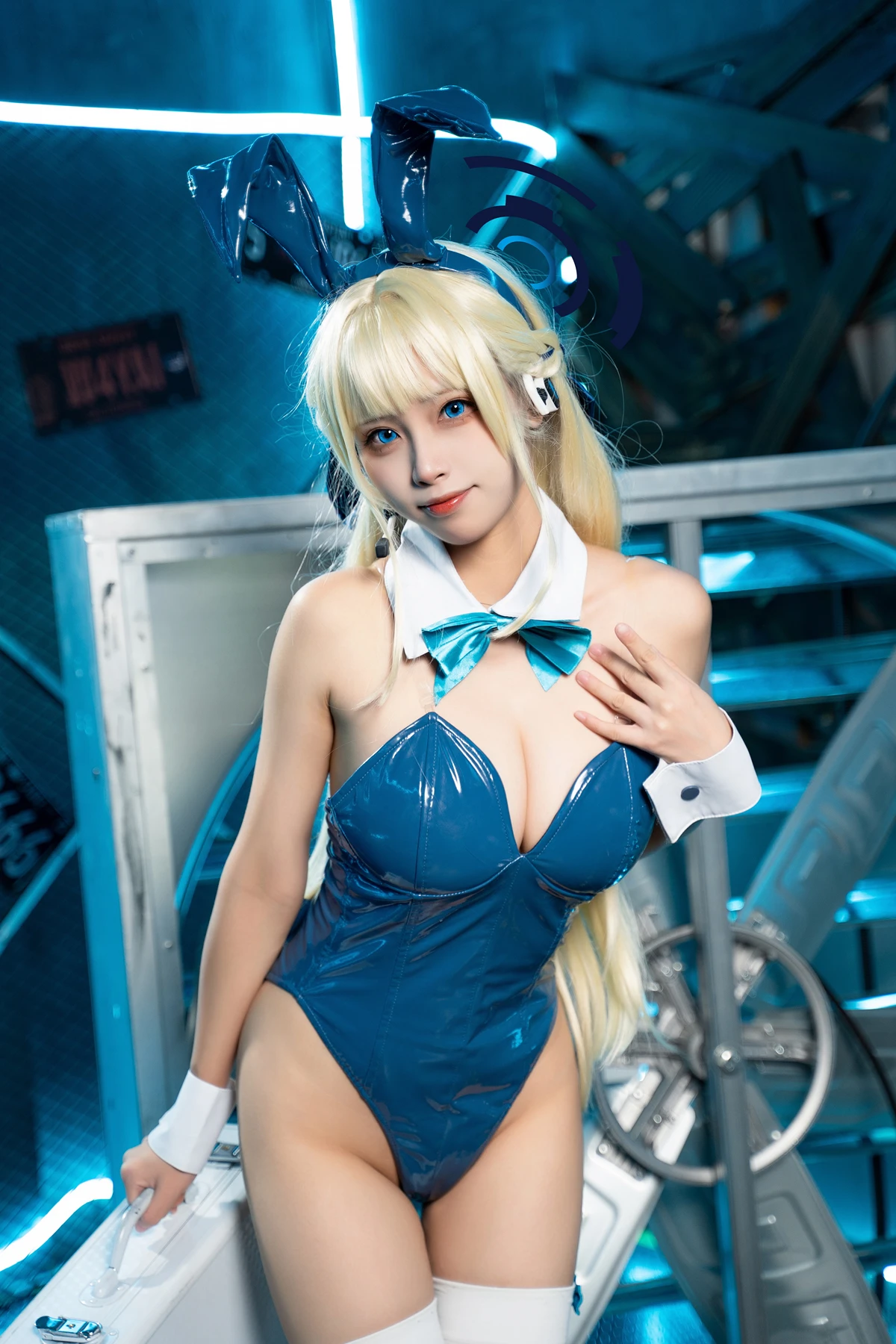 Cosplay 三無人型 – 蔚蓝档案 飞鸟马时兔女郎 - P5