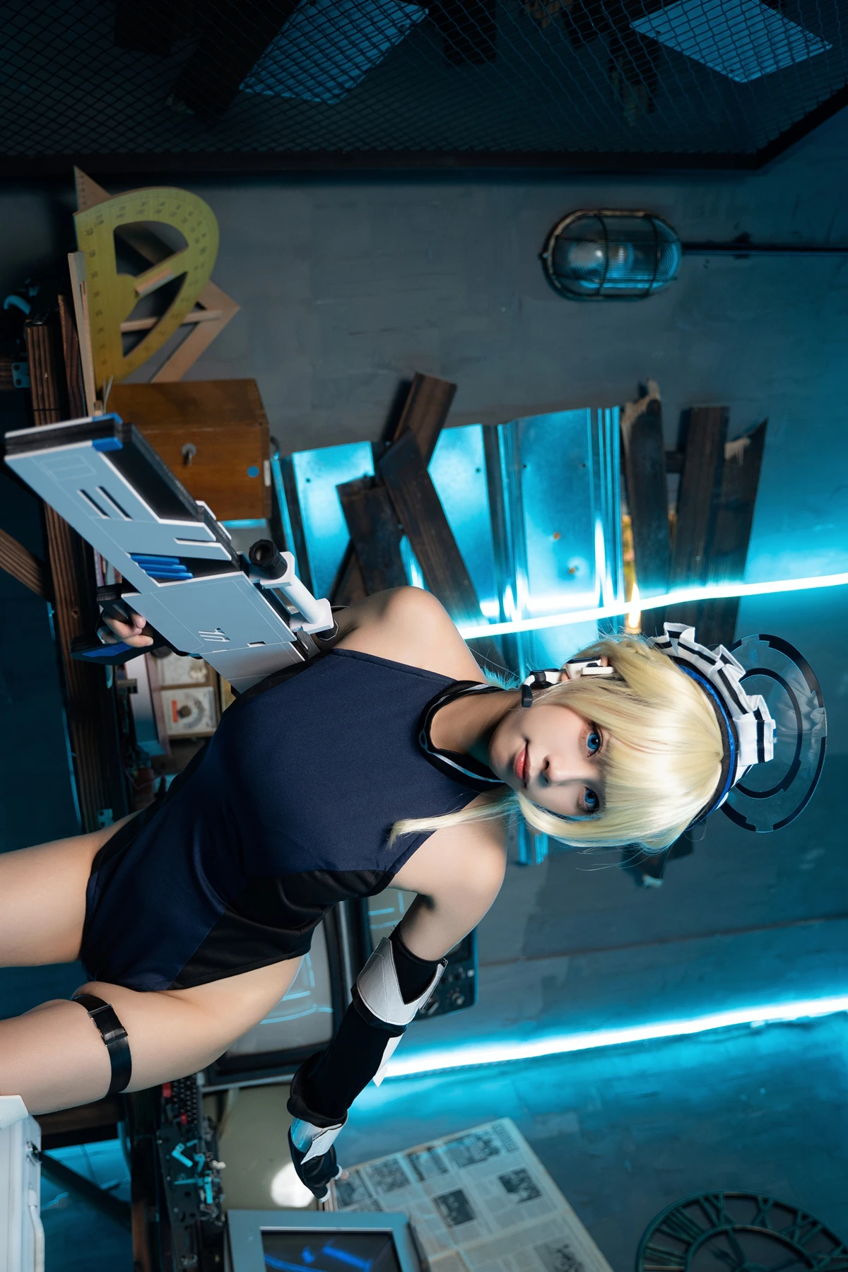 Cosplay 三無人型 – 蔚蓝档案 飞鸟马时兔女郎 - P59
