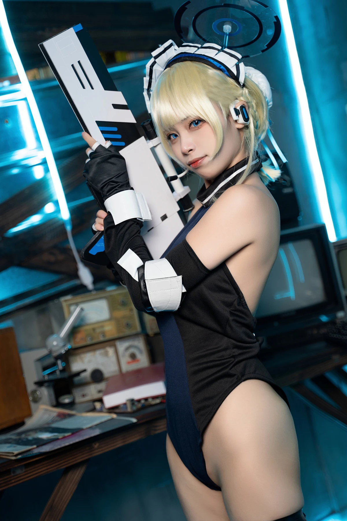 Cosplay 三無人型 – 蔚蓝档案 飞鸟马时兔女郎 - P60