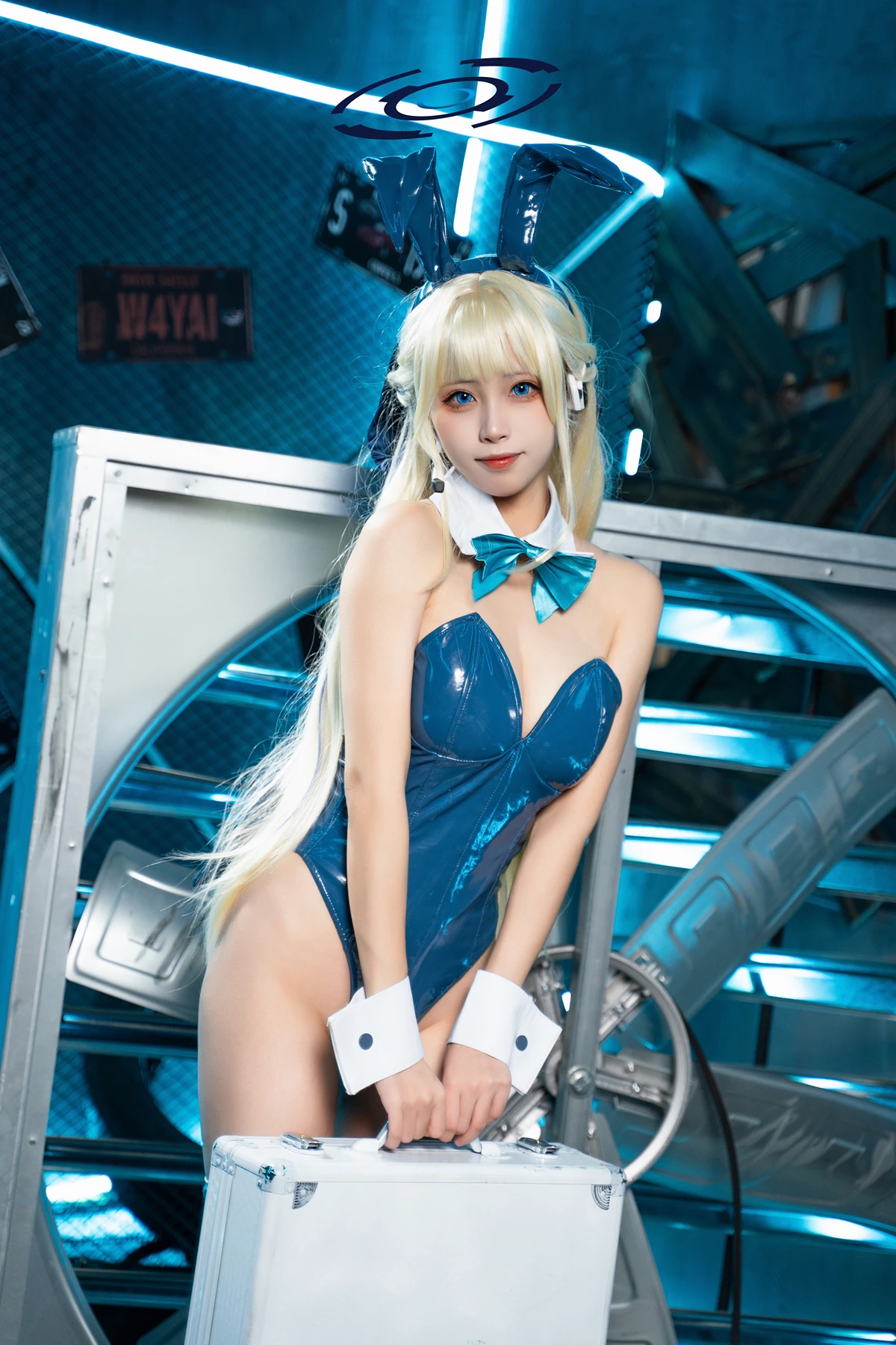 Cosplay 三無人型 – 蔚蓝档案 飞鸟马时兔女郎 - P7