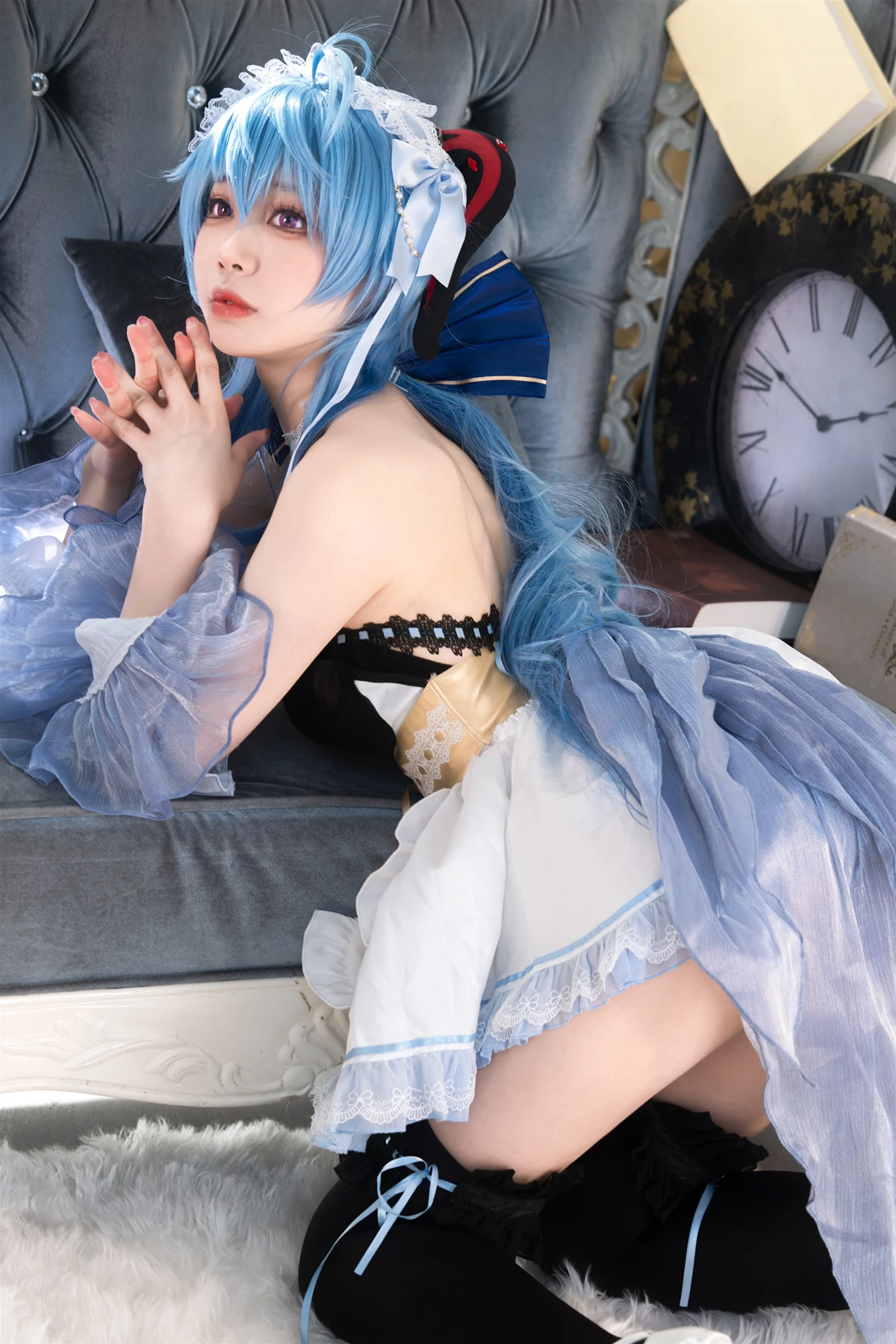Cosplay 安食Ajiki – 原神 甘雨 & 白猫猫 - P9