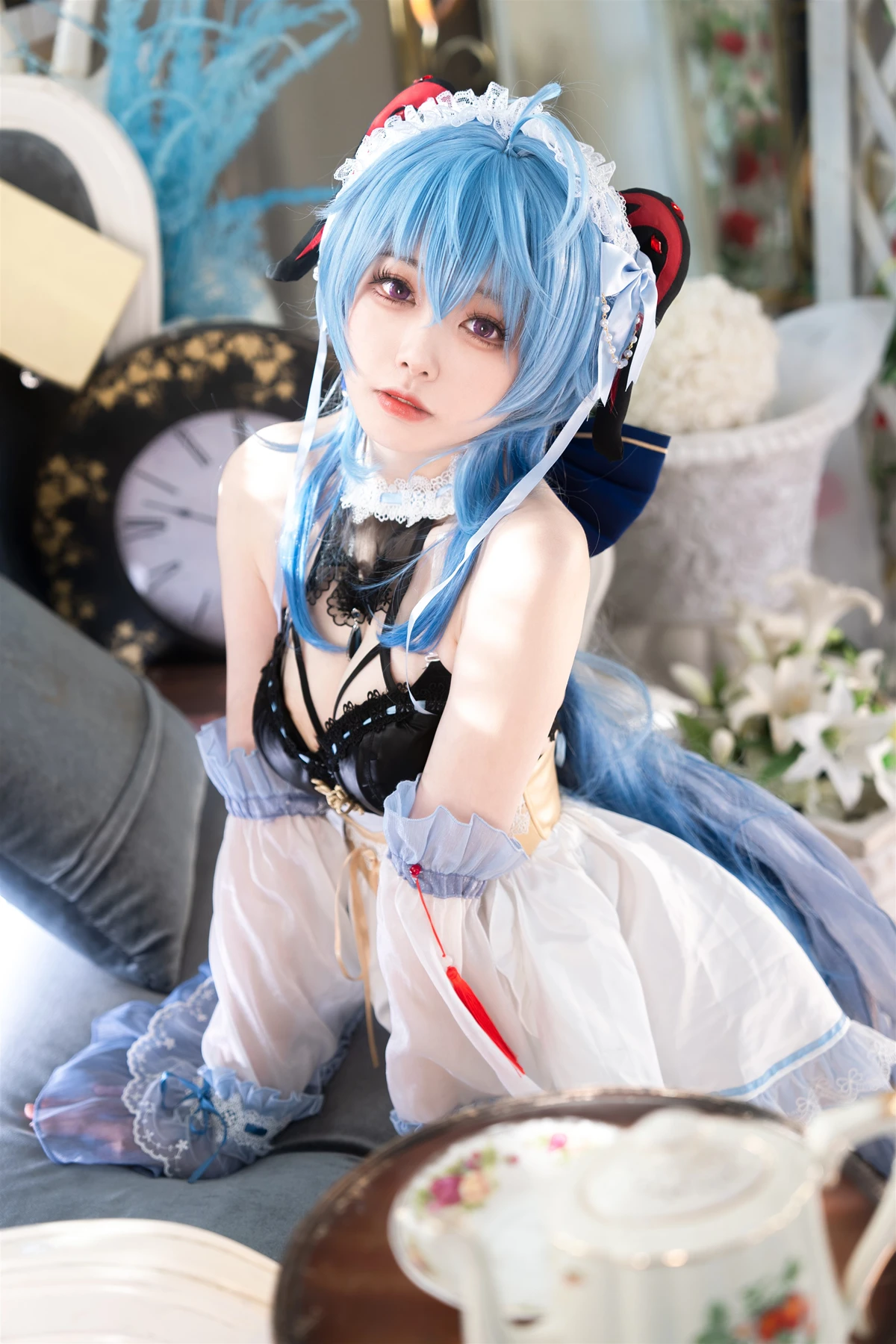 Cosplay 安食Ajiki – 原神 甘雨 & 白猫猫 - P10