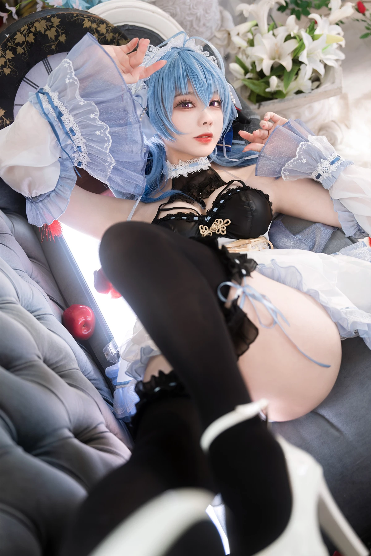 Cosplay 安食Ajiki – 原神 甘雨 & 白猫猫 - P20