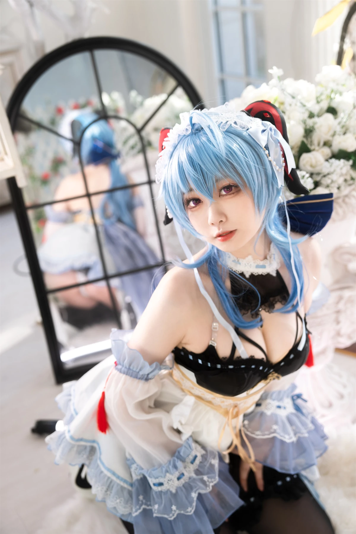 Cosplay 安食Ajiki – 原神 甘雨 & 白猫猫 - P27