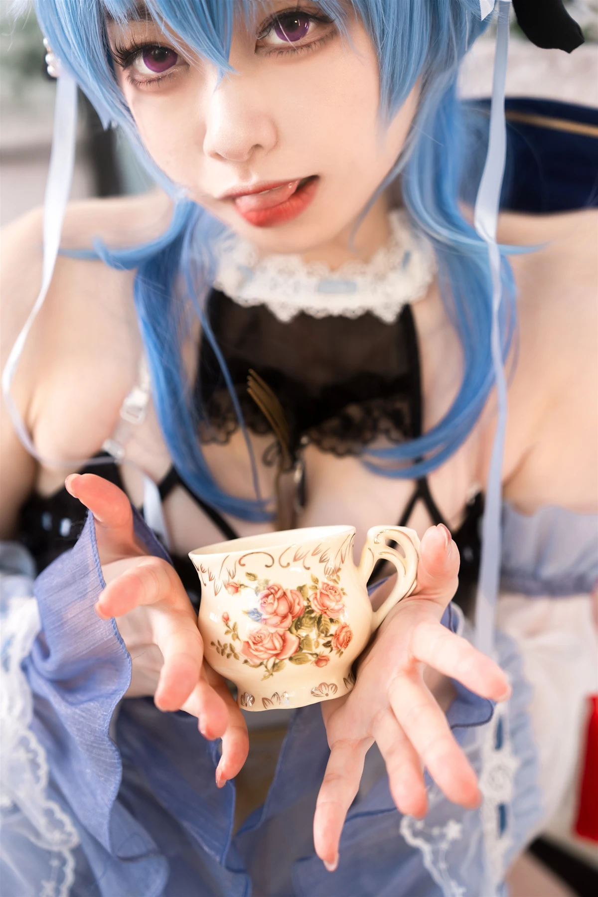 Cosplay 安食Ajiki – 原神 甘雨 & 白猫猫 - P28
