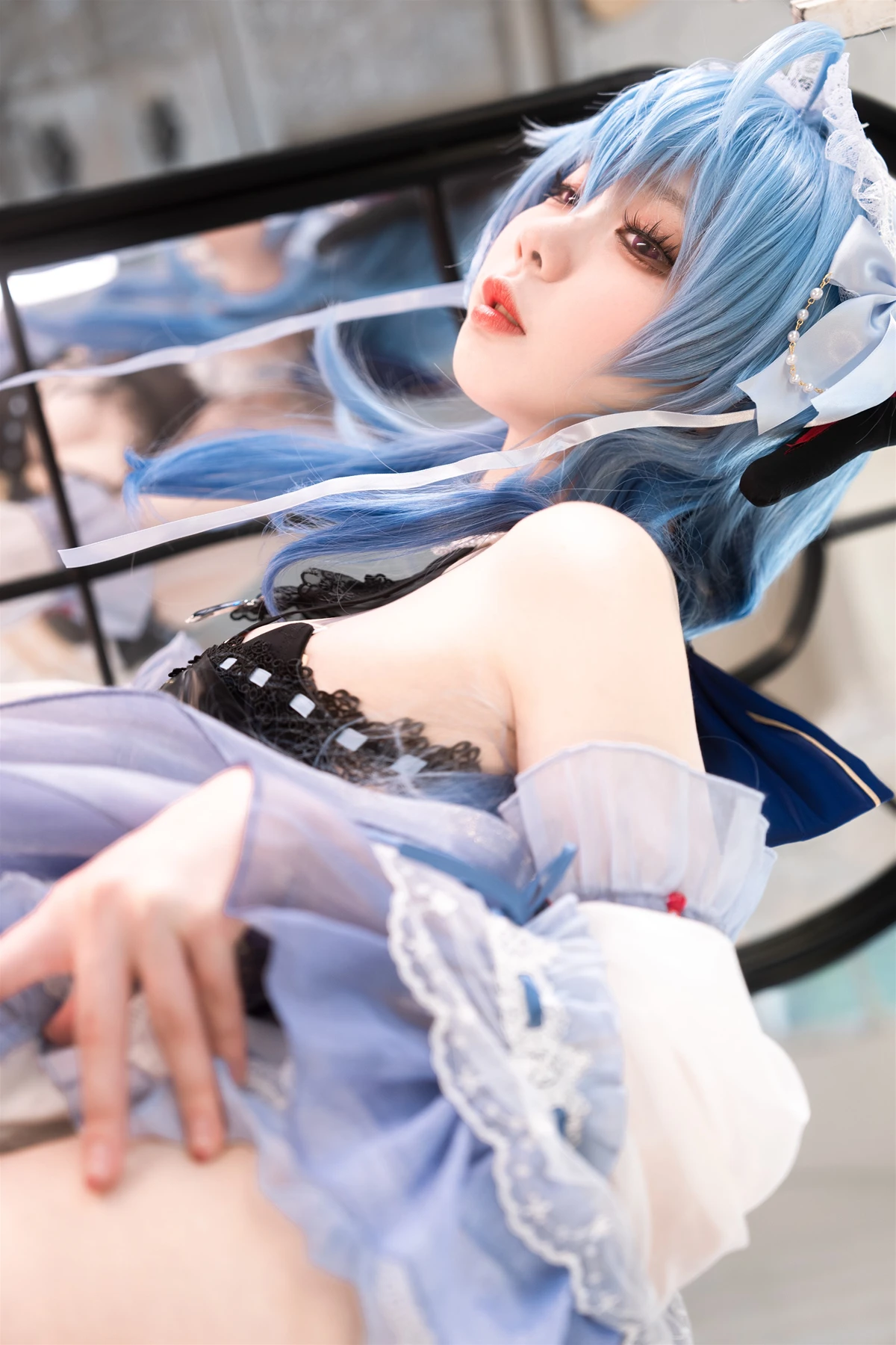 Cosplay 安食Ajiki – 原神 甘雨 & 白猫猫 - P32