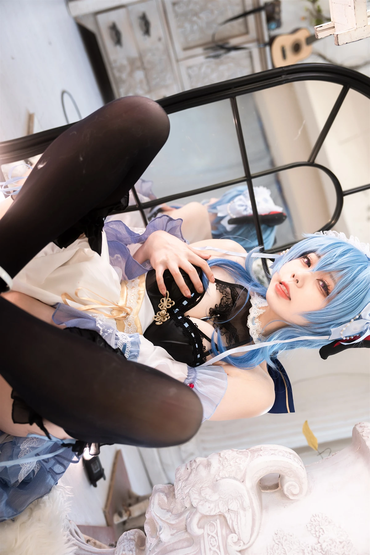 Cosplay 安食Ajiki – 原神 甘雨 & 白猫猫 - P34