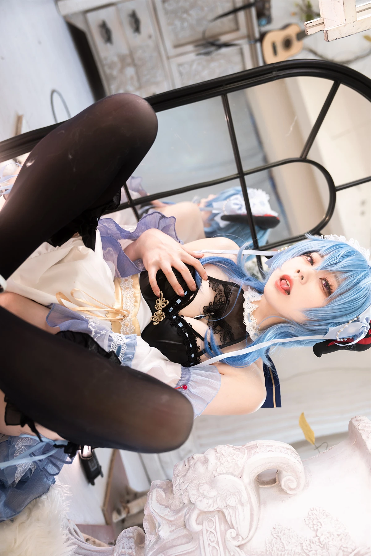 Cosplay 安食Ajiki – 原神 甘雨 & 白猫猫 - P35