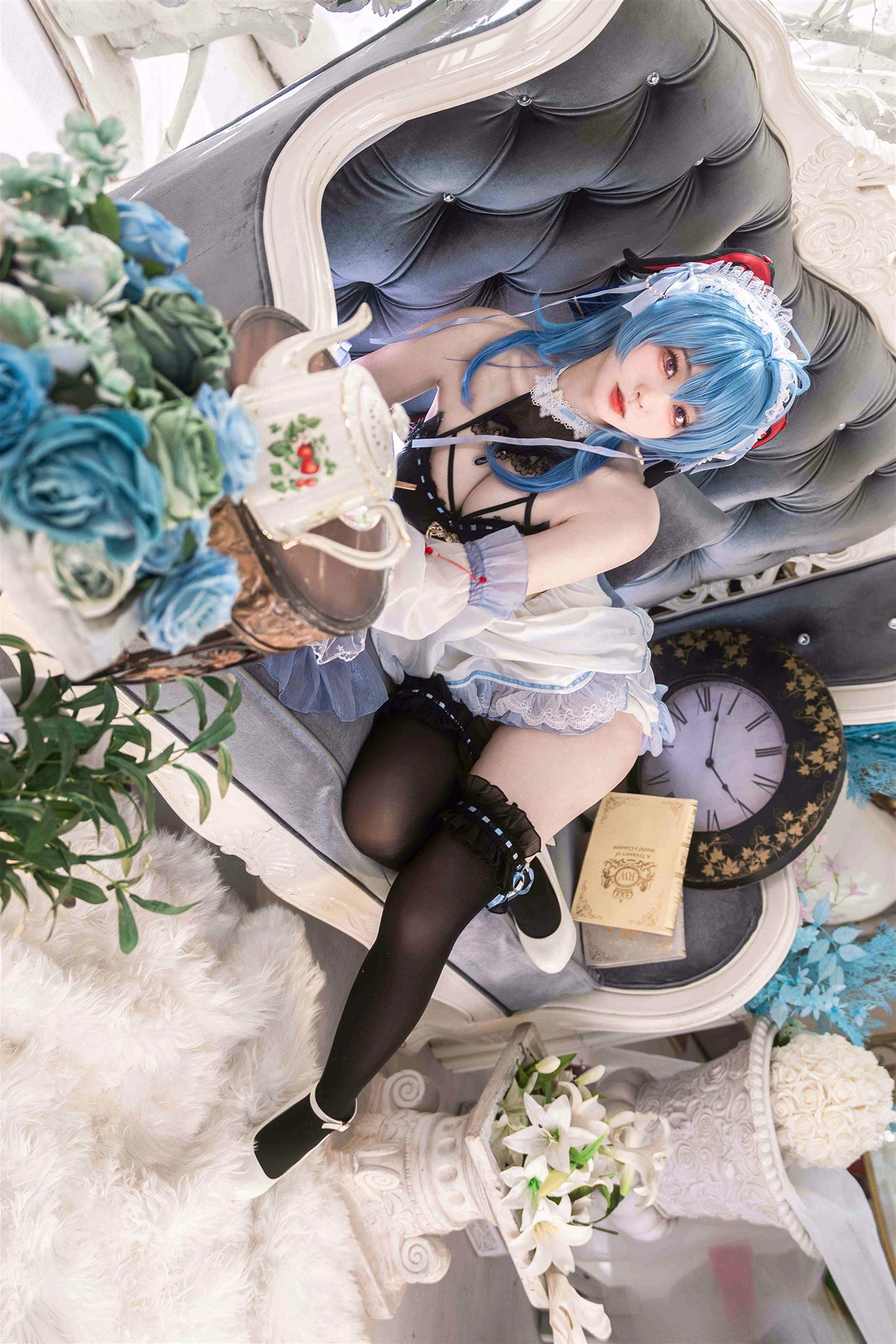 Cosplay 安食Ajiki – 原神 甘雨 & 白猫猫 - P3
