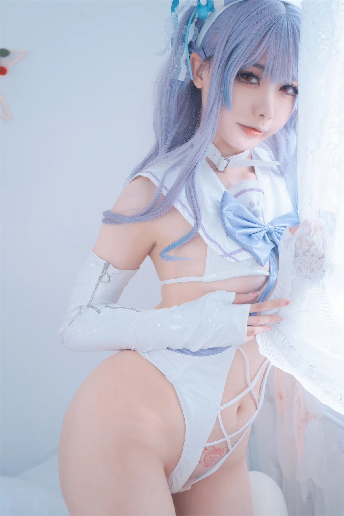 Cosplay 安食Ajiki – 原神 甘雨 & 白猫猫 - P57