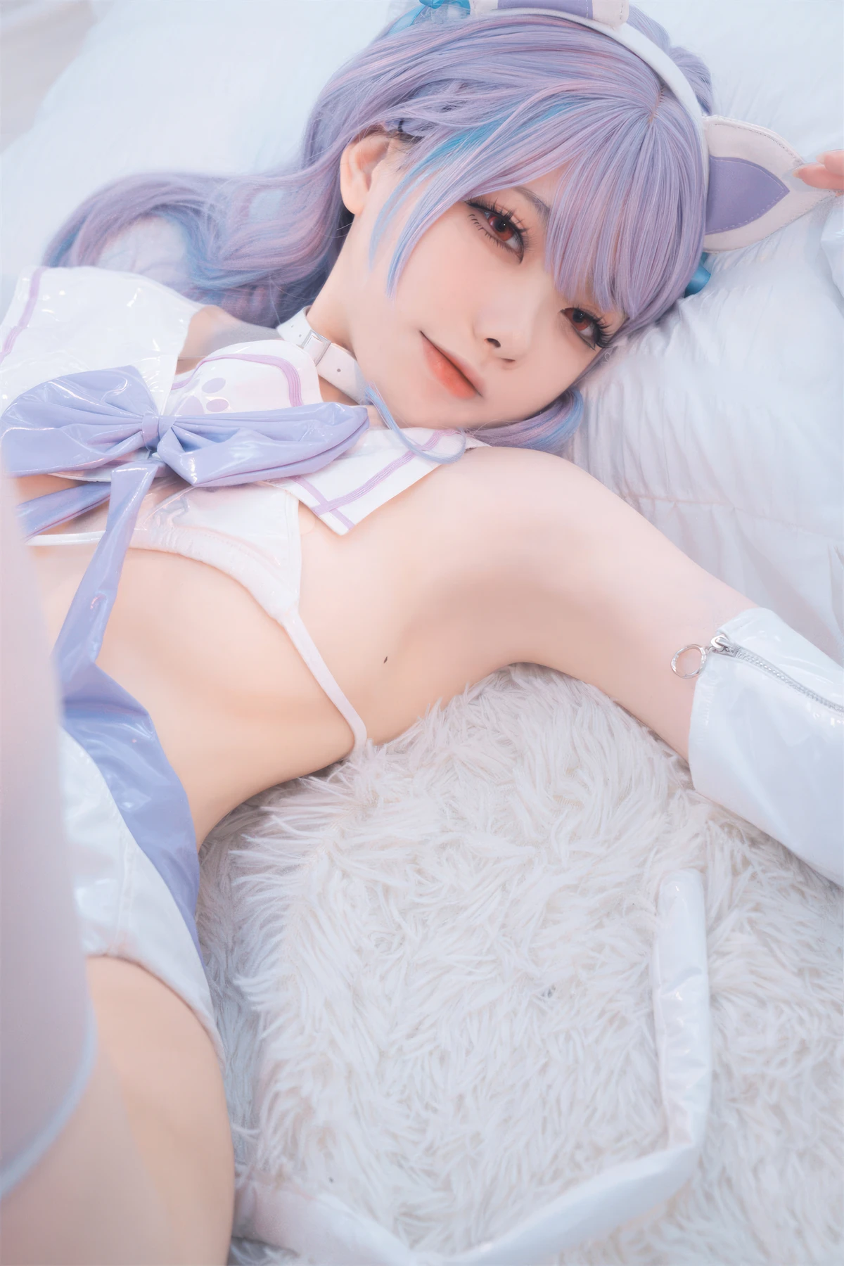 Cosplay 安食Ajiki – 原神 甘雨 & 白猫猫 - P62