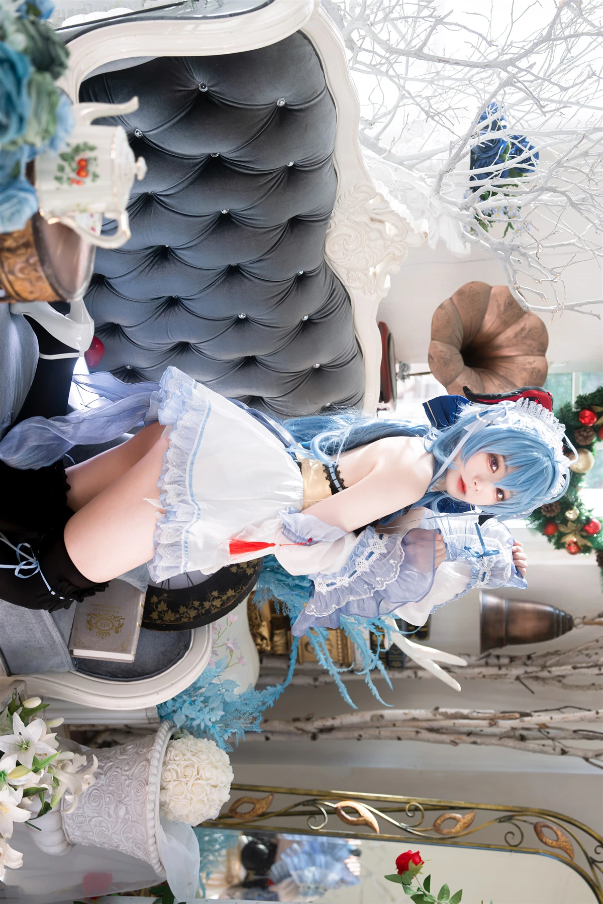 Cosplay 安食Ajiki – 原神 甘雨 & 白猫猫 - P6