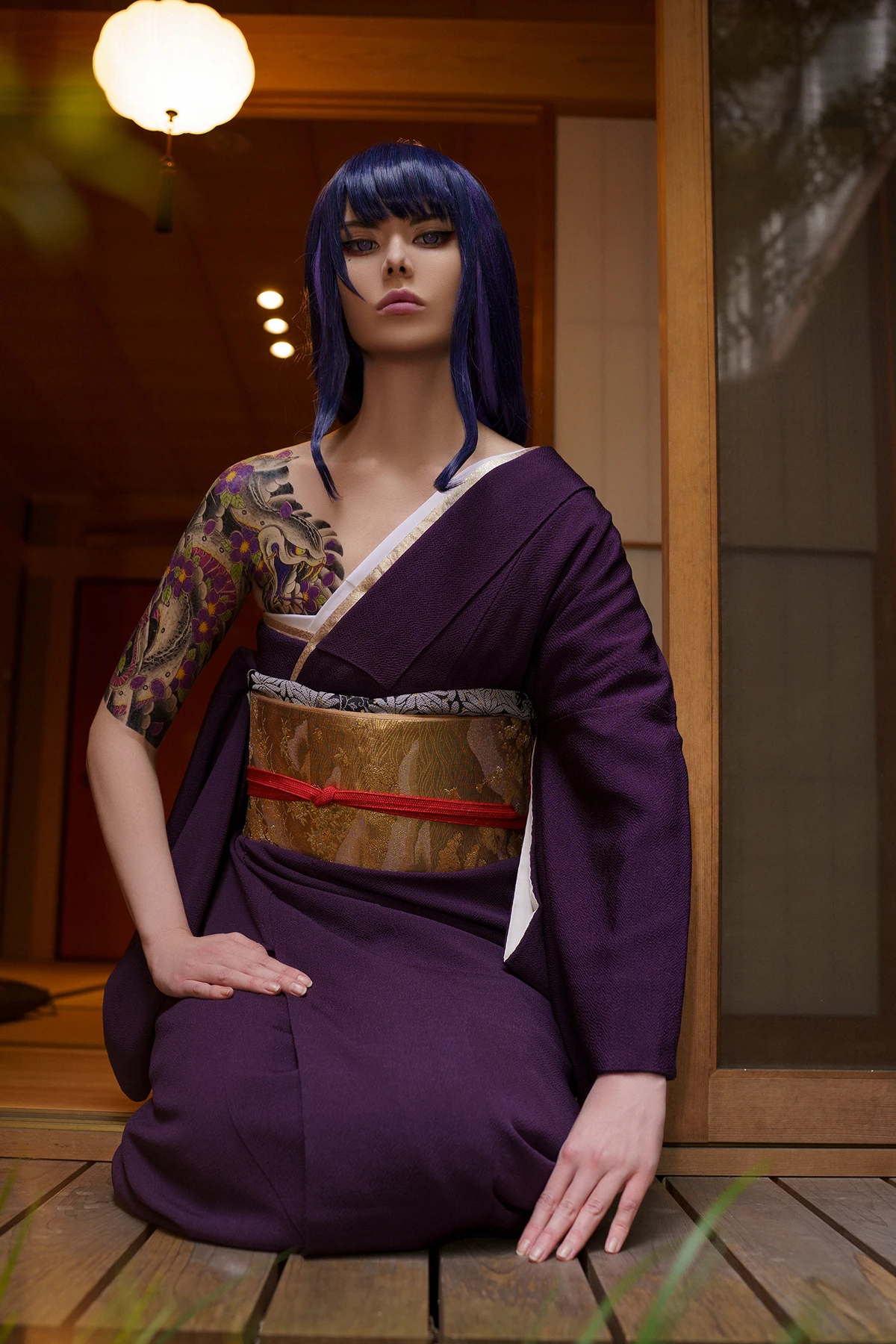 Cosplay Vinnegal – Raiden Shogun Kimono - P9