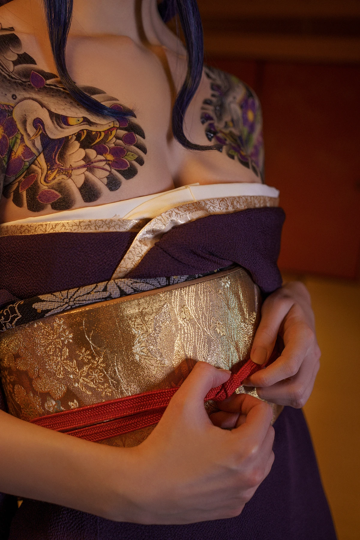 Cosplay Vinnegal – Raiden Shogun Kimono - P22