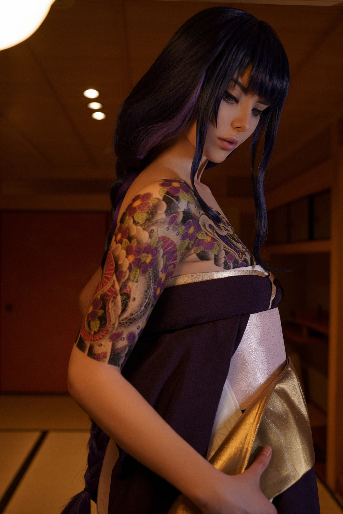 Cosplay Vinnegal – Raiden Shogun Kimono - P24