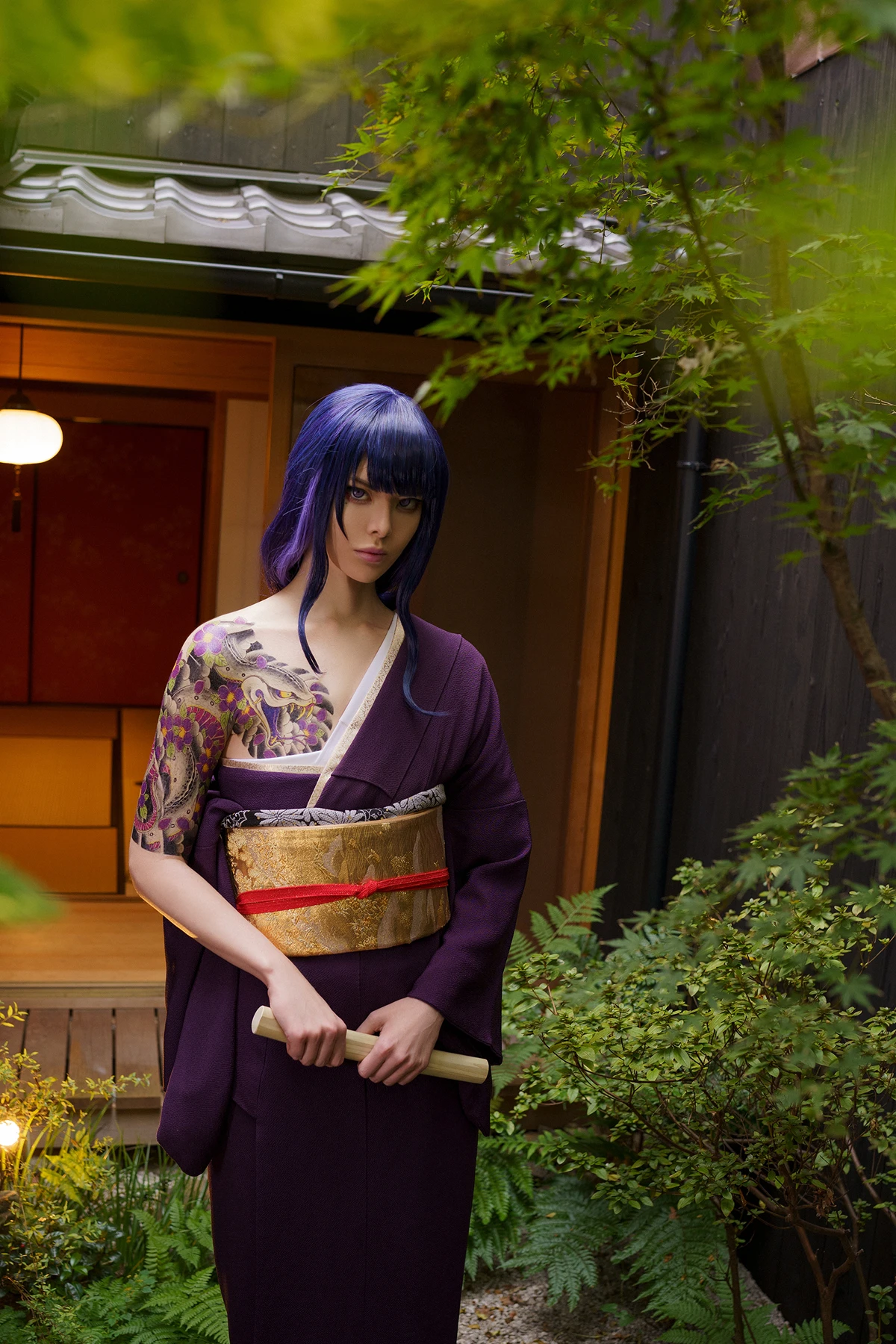 Cosplay Vinnegal – Raiden Shogun Kimono - P2