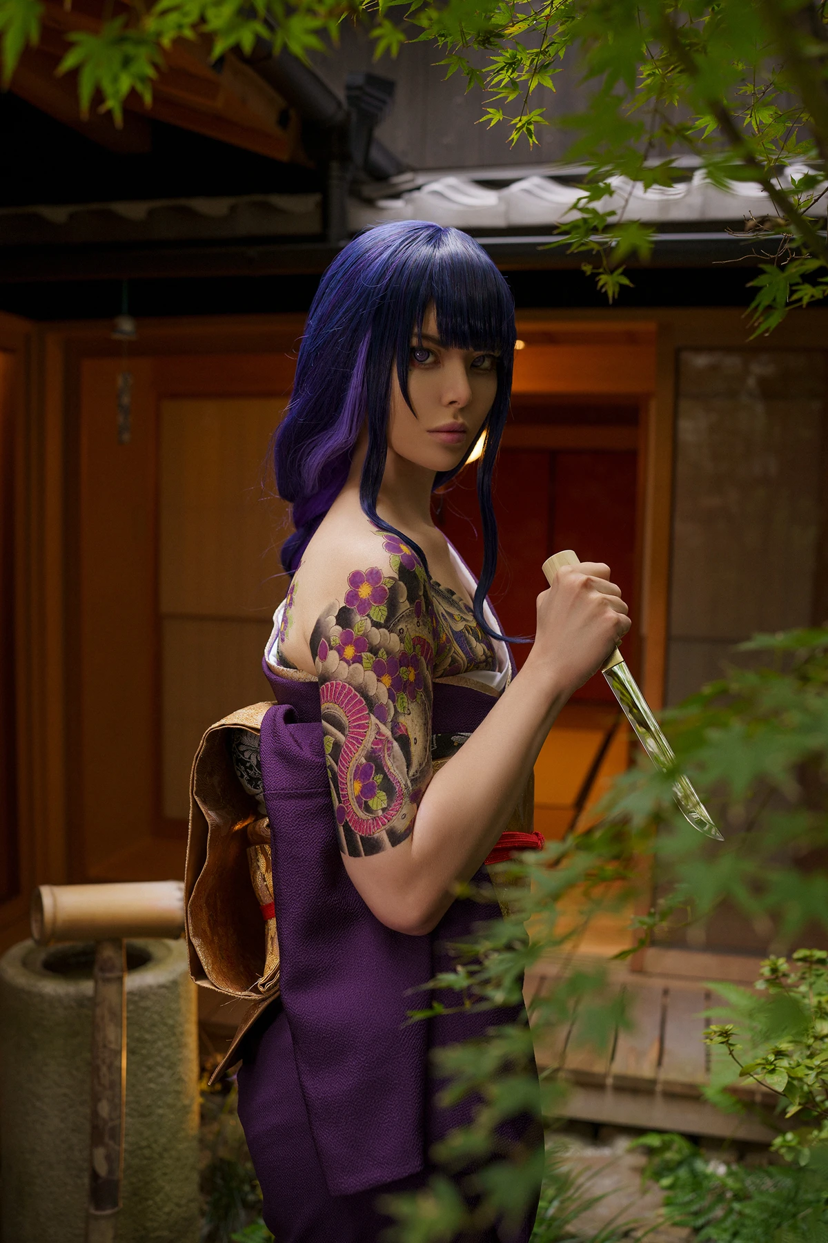 Cosplay Vinnegal – Raiden Shogun Kimono - P4