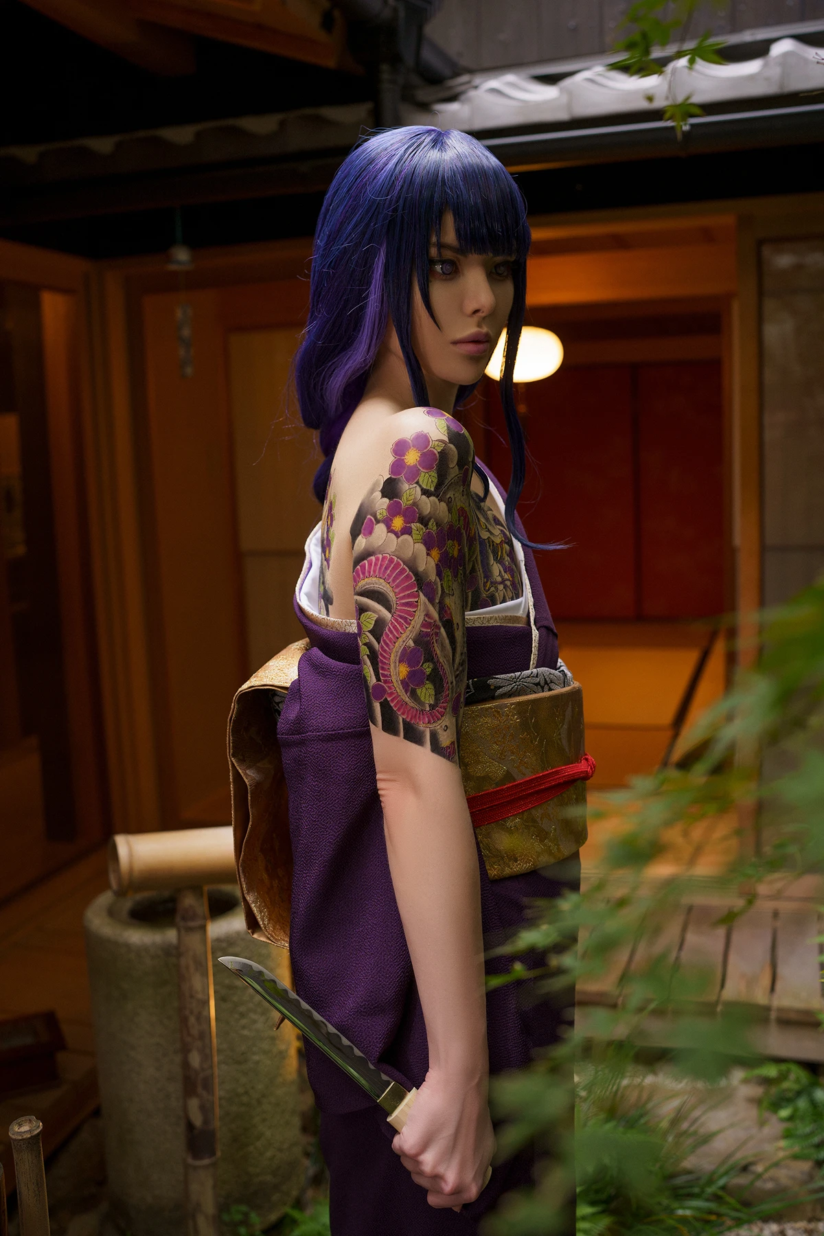 Cosplay Vinnegal – Raiden Shogun Kimono - P5