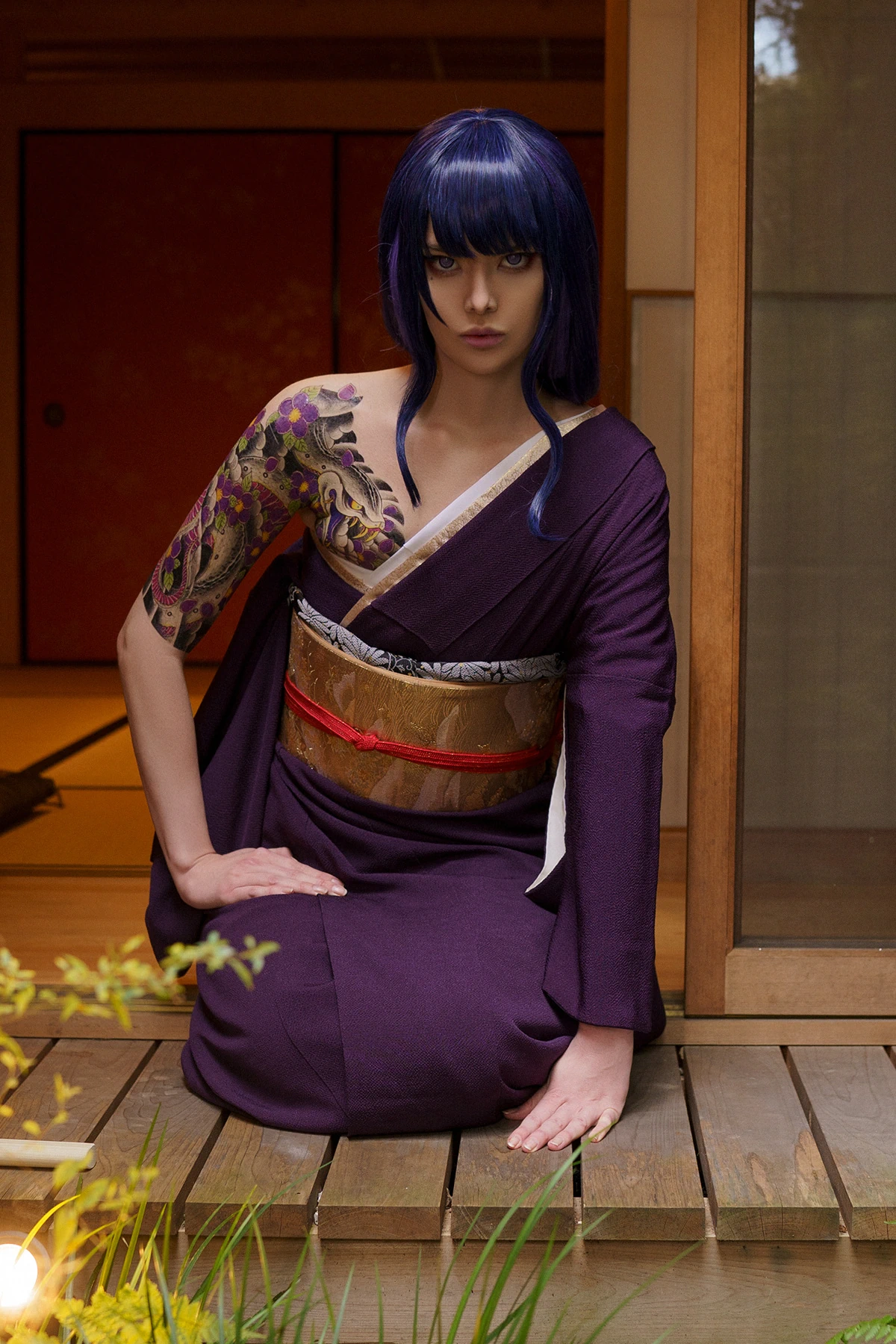 Cosplay Vinnegal – Raiden Shogun Kimono - P8