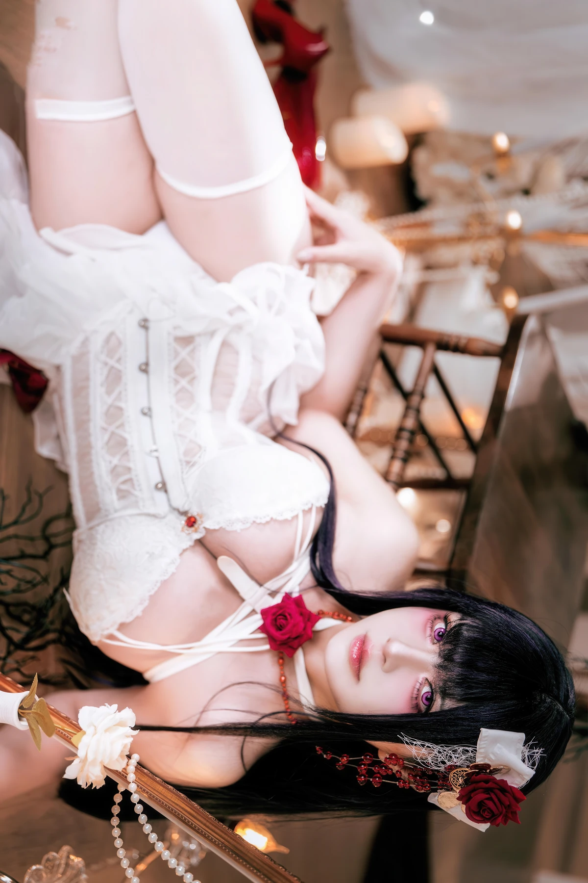Cosplay 半半子Banbanko – Nikke胜利女神 米哈拉 羁绊锁链 - P13