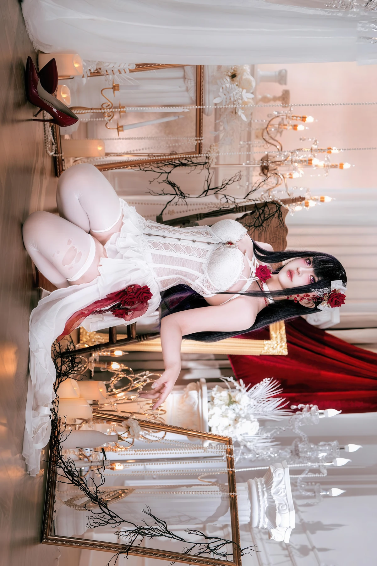 Cosplay 半半子Banbanko – Nikke胜利女神 米哈拉 羁绊锁链 - P17
