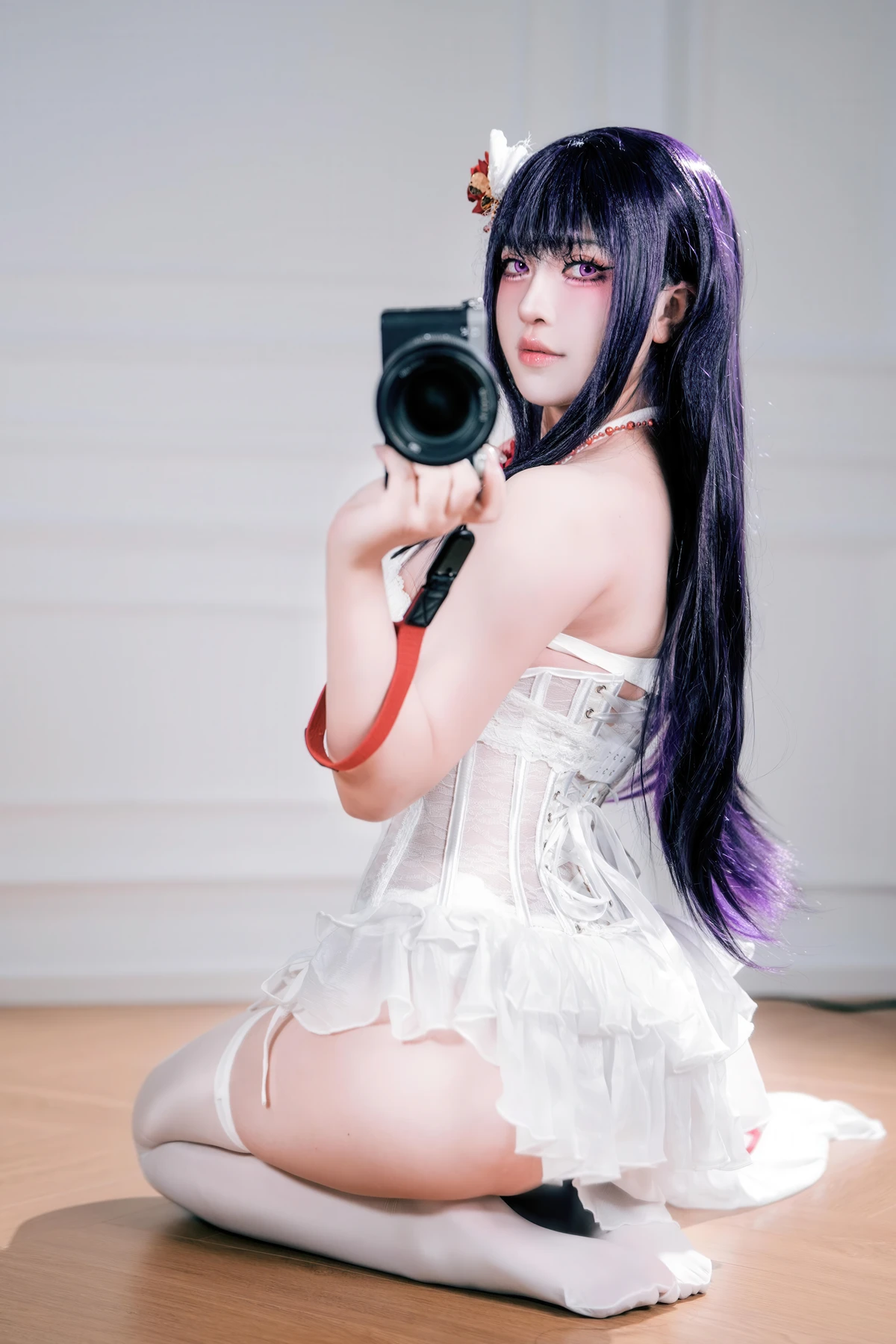 Cosplay 半半子Banbanko – Nikke胜利女神 米哈拉 羁绊锁链 - P53