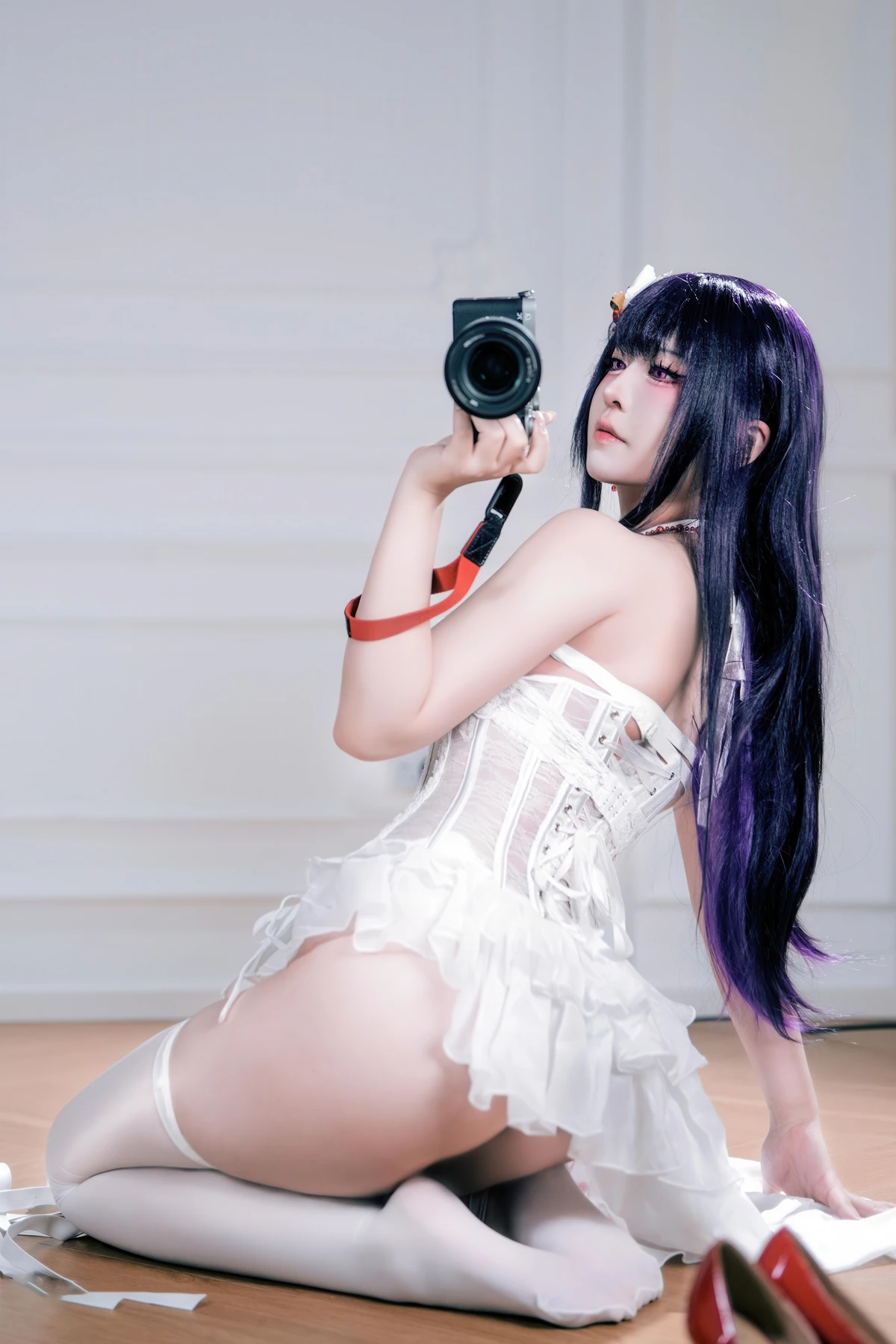 Cosplay 半半子Banbanko – Nikke胜利女神 米哈拉 羁绊锁链 - P55