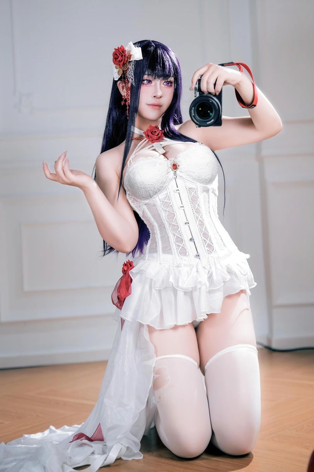 Cosplay 半半子Banbanko – Nikke胜利女神 米哈拉 羁绊锁链 - P56