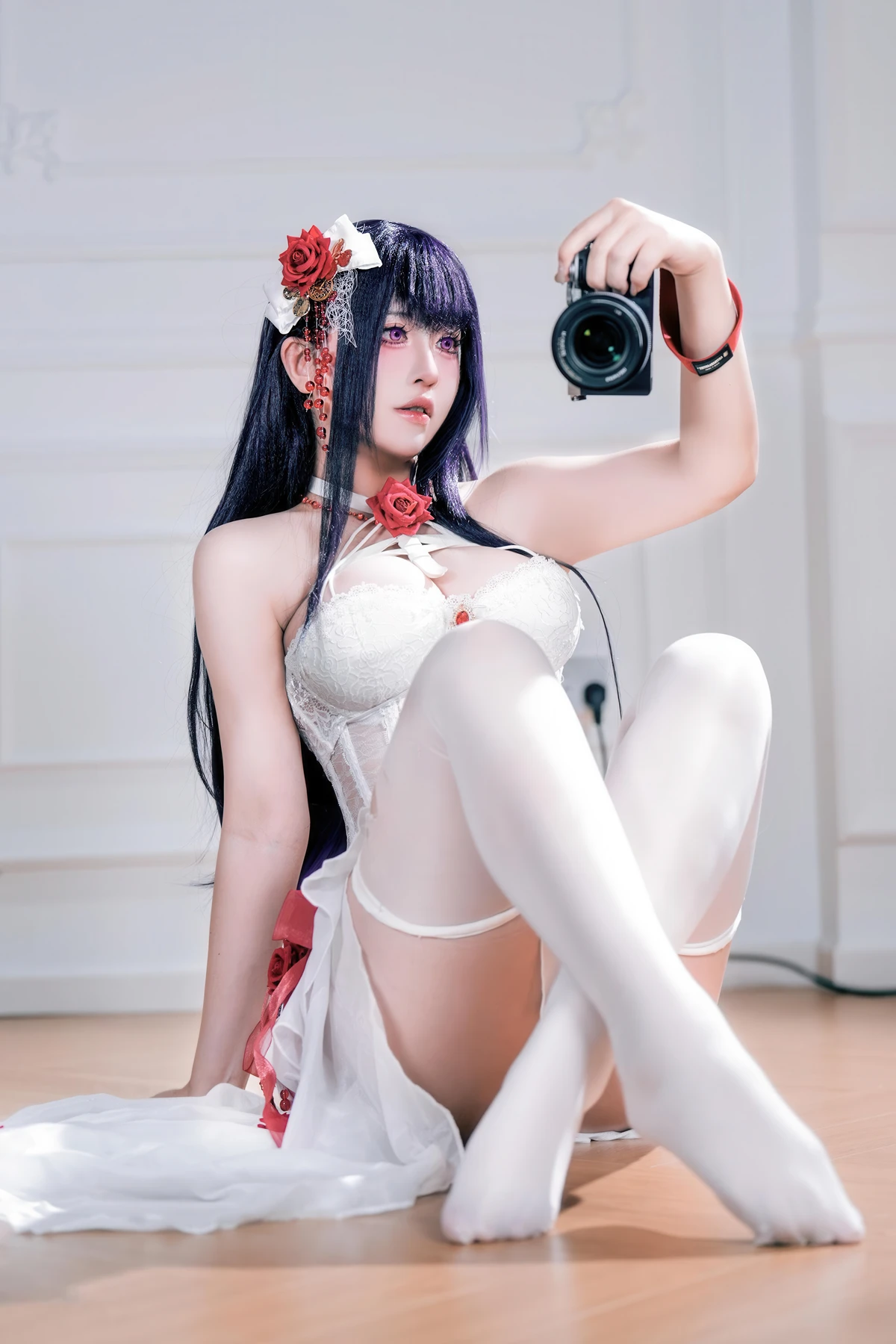 Cosplay 半半子Banbanko – Nikke胜利女神 米哈拉 羁绊锁链 - P57